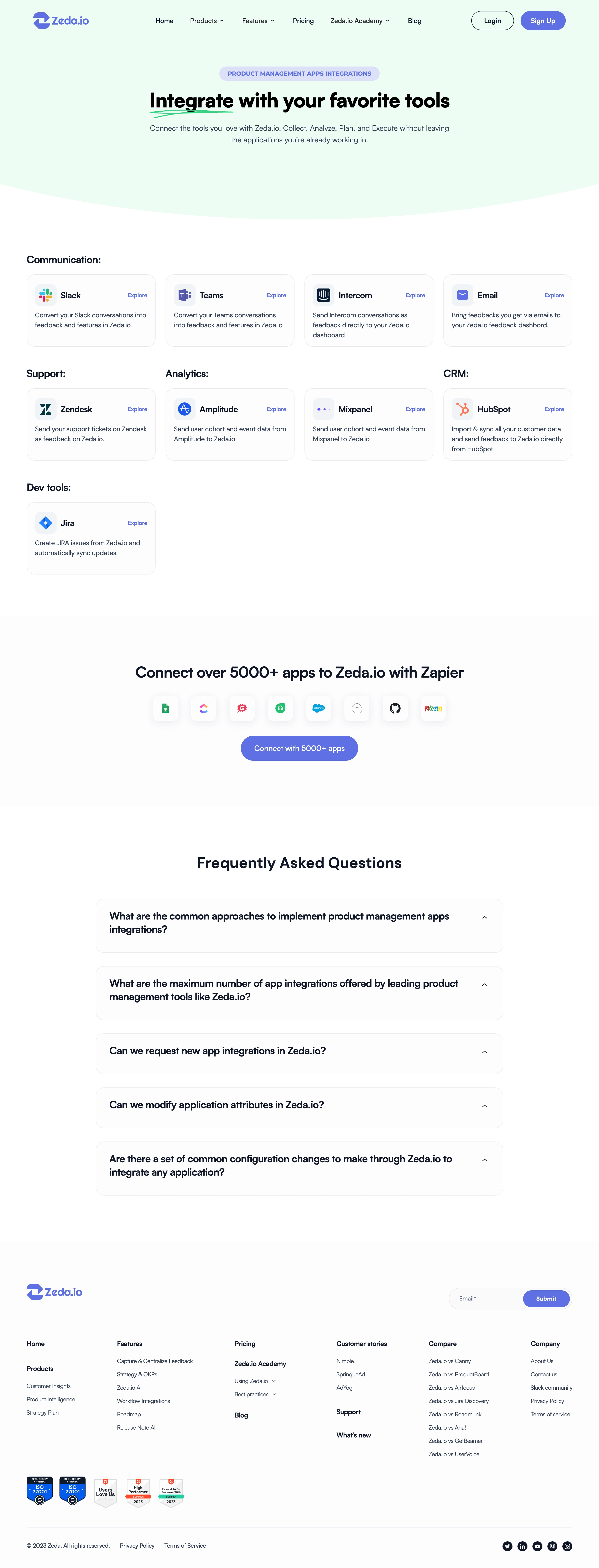 Zeda.io Integrations Library