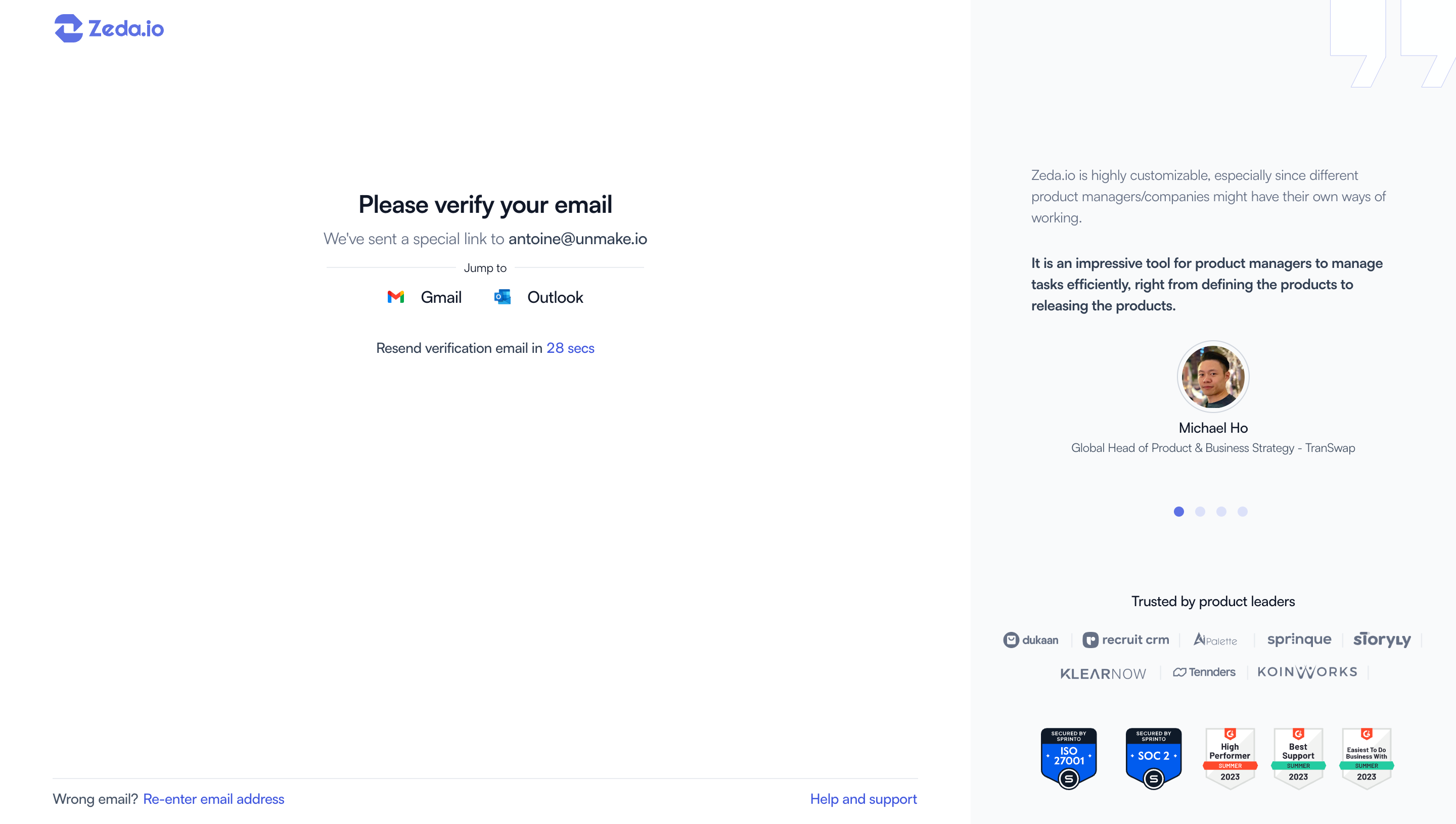 Zeda.io Verification
