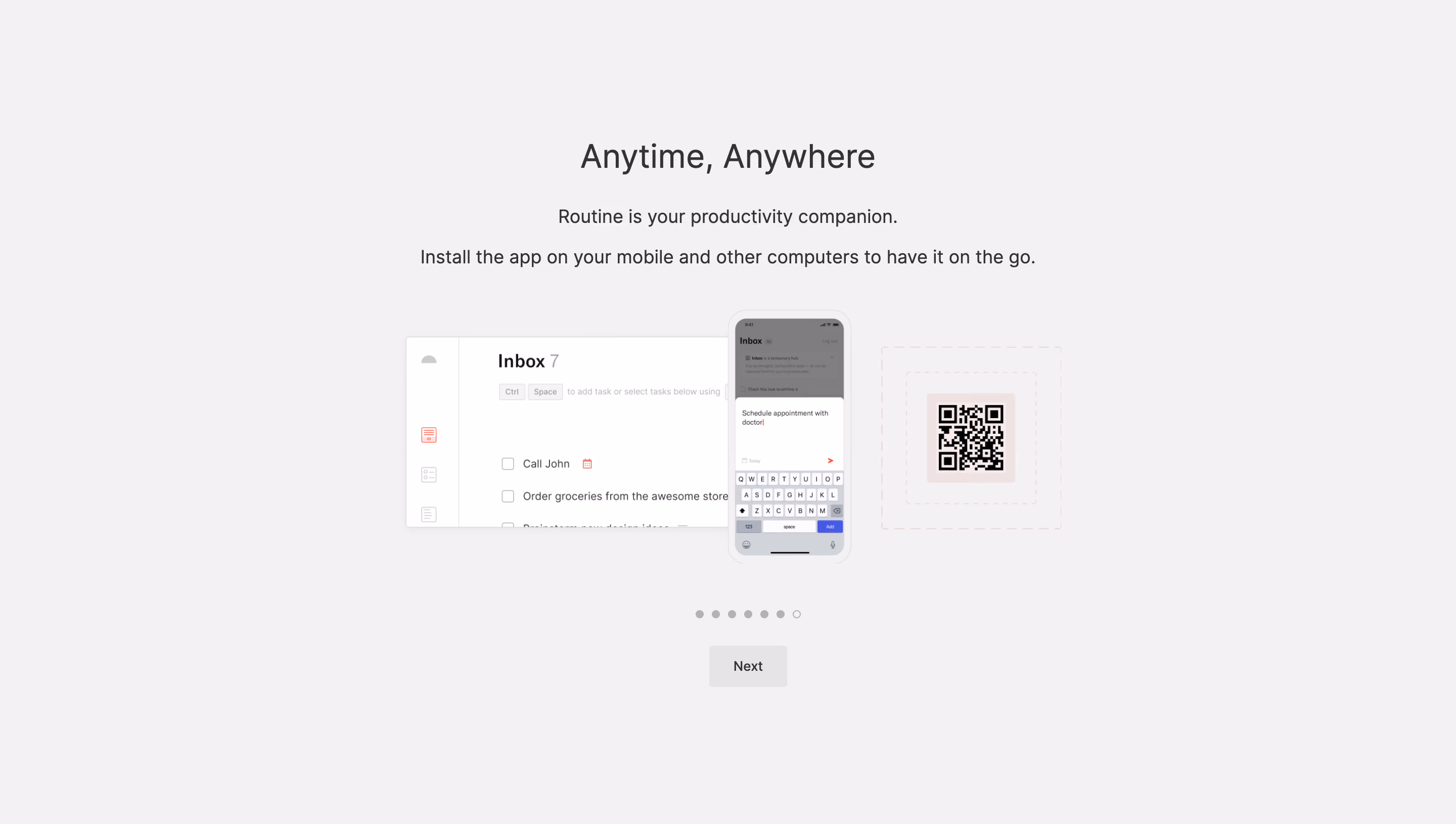 Routine User Onboarding