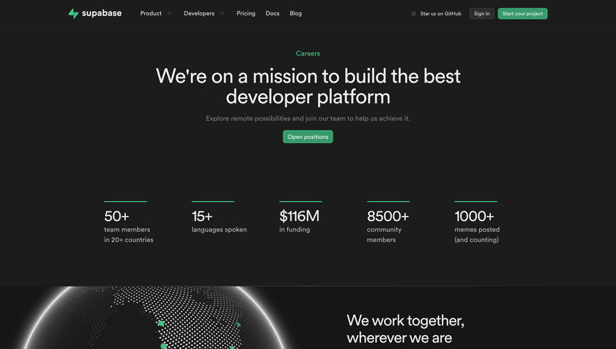Supabase Careers Page