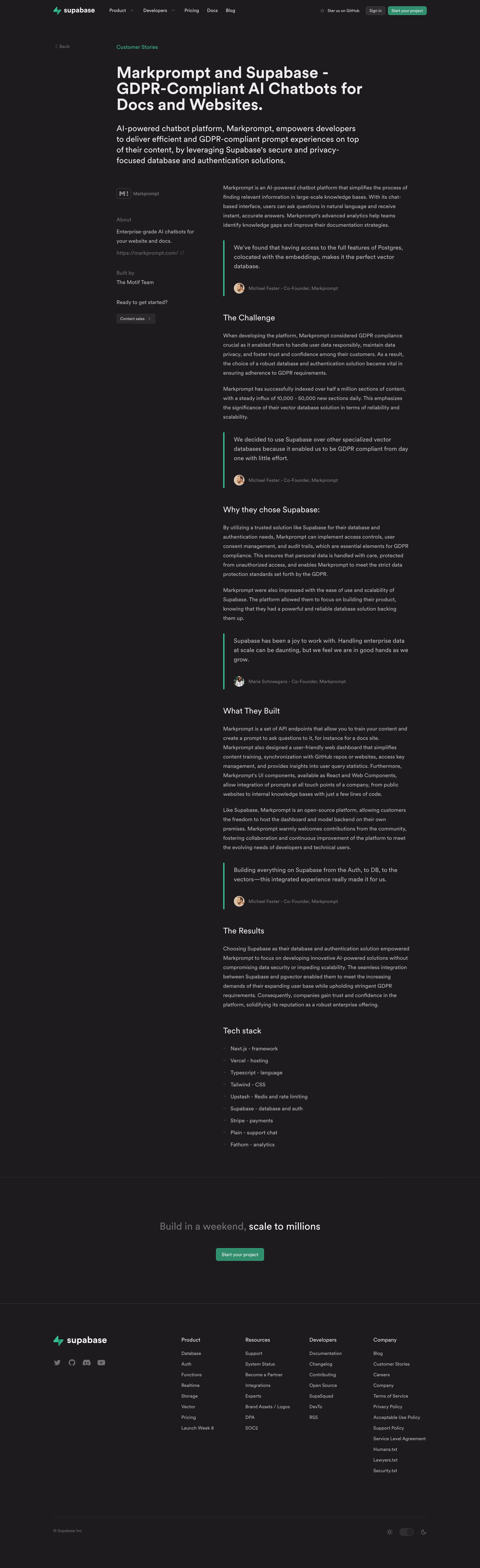 Supabase Customer Stories