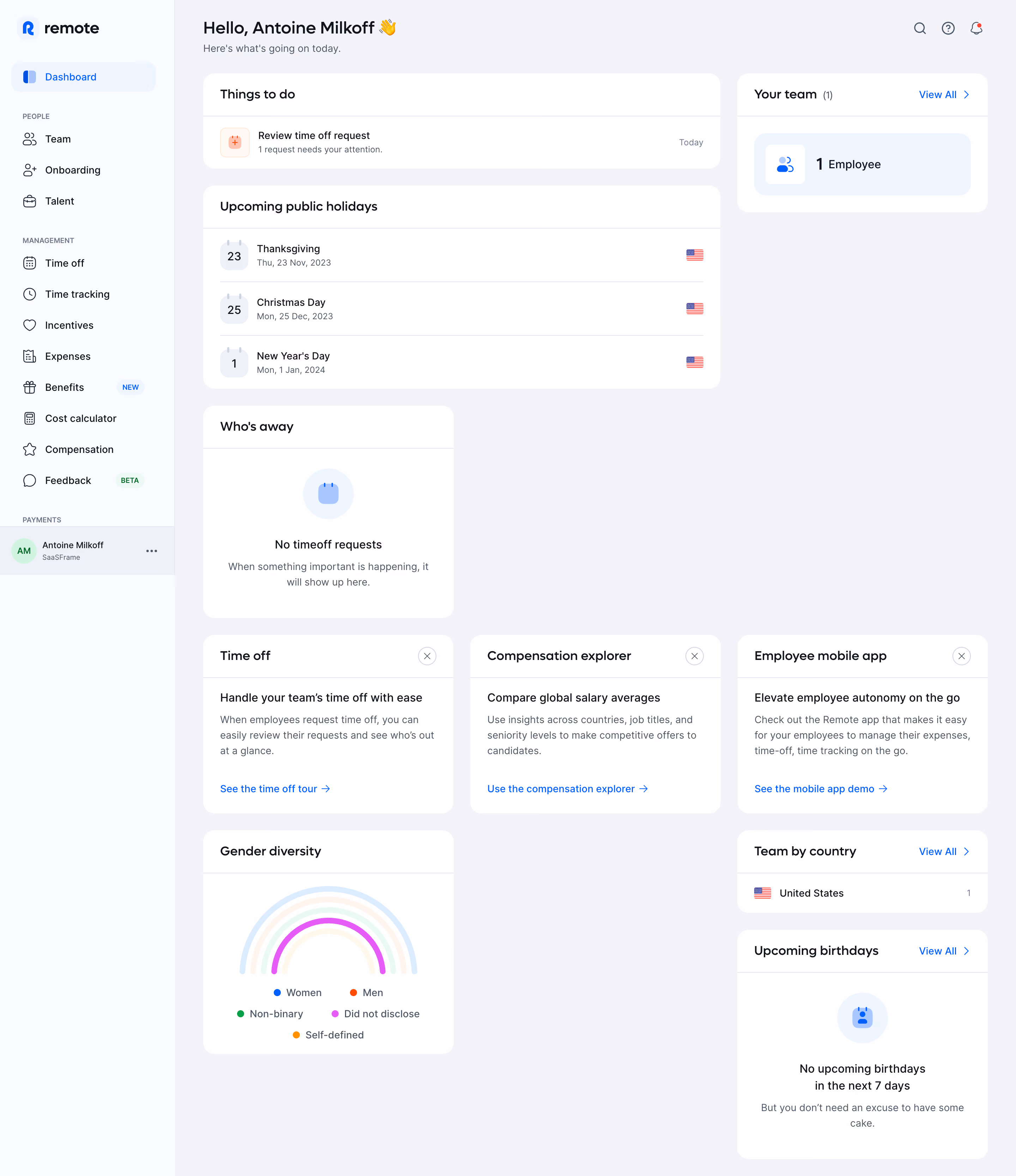 Remote Dashboard