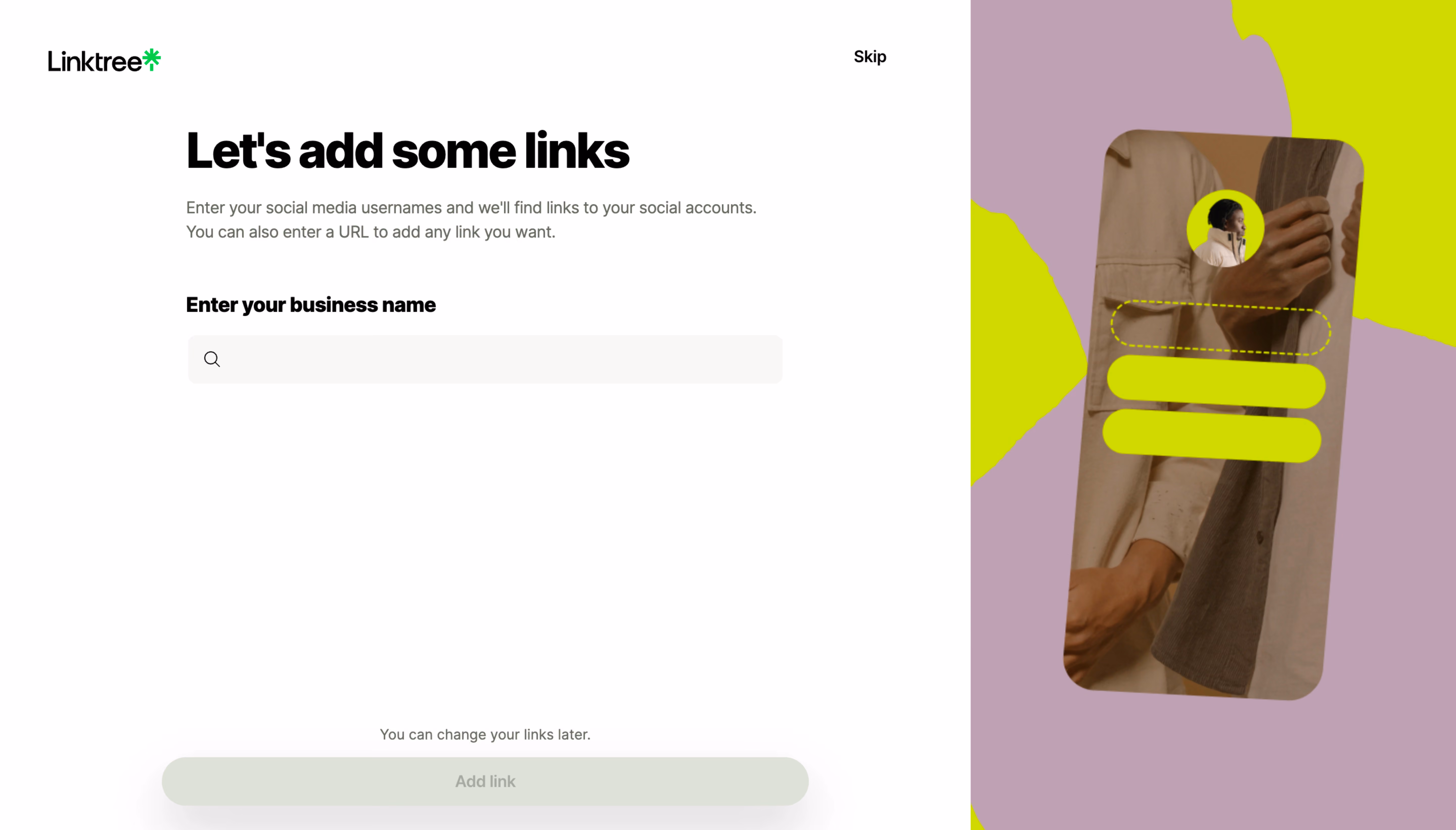 Linktree Add Links