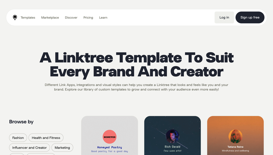 Linktree Templates Library