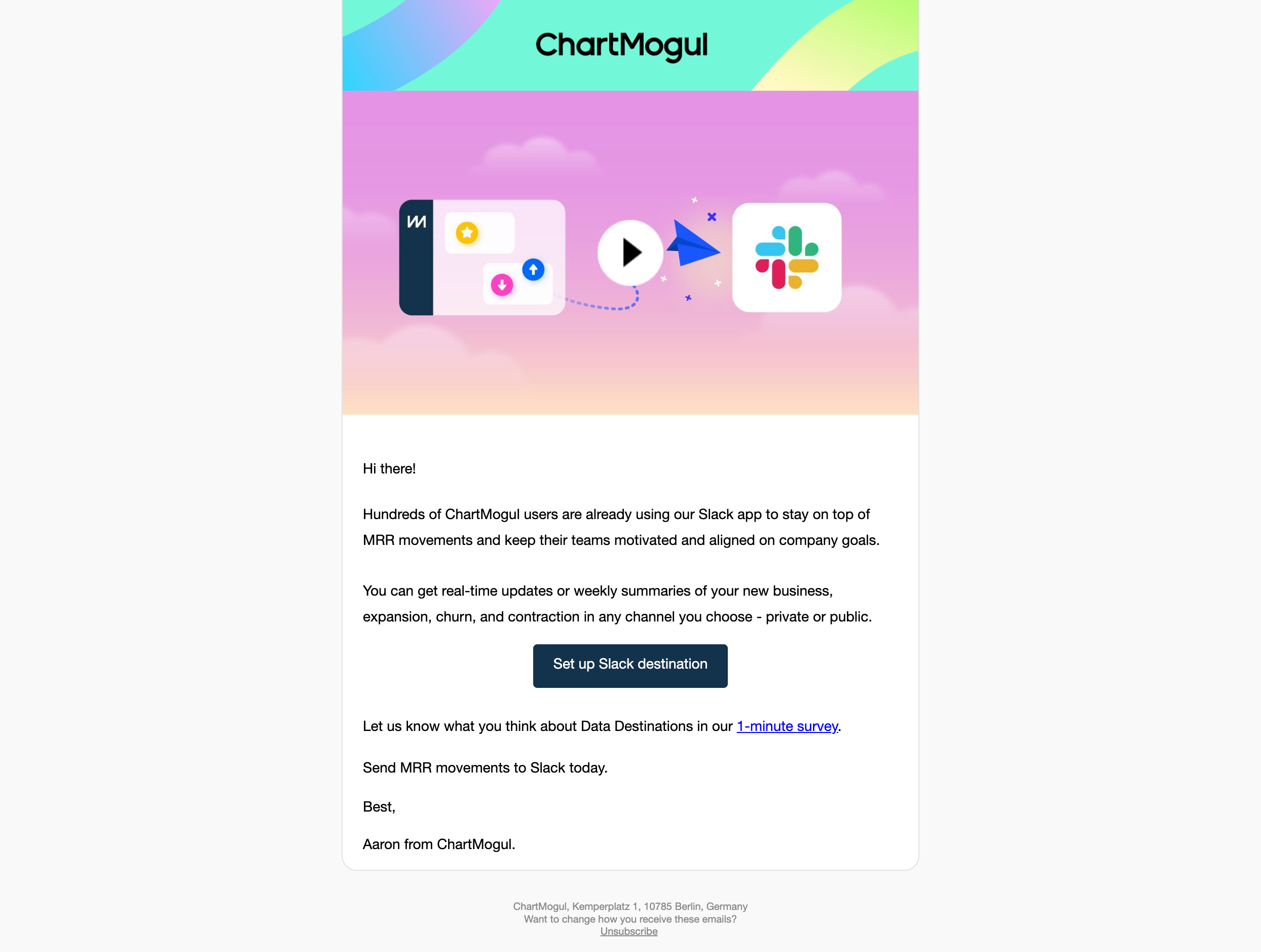 ChartMogul Activation Emails