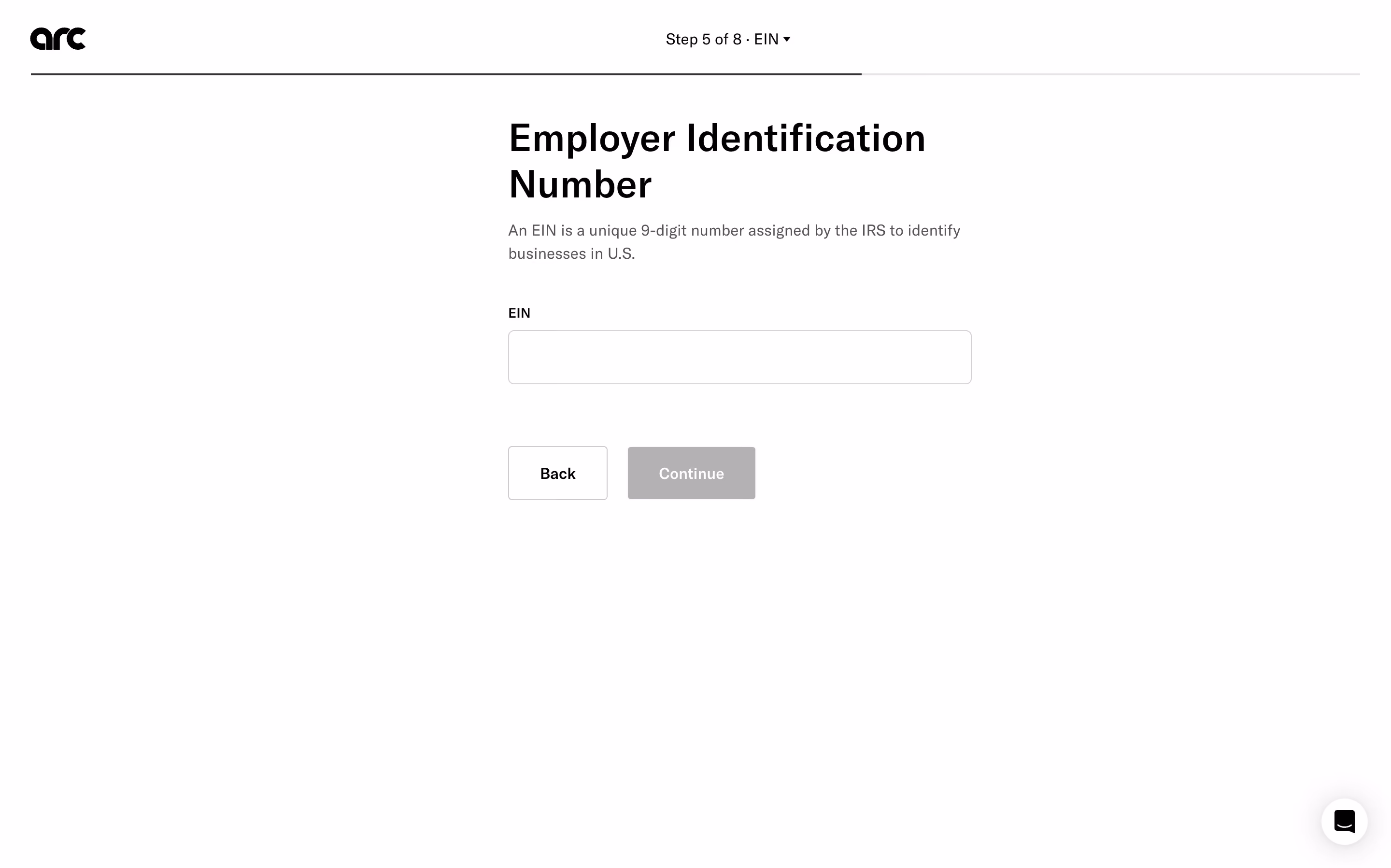 Arc Account Setup