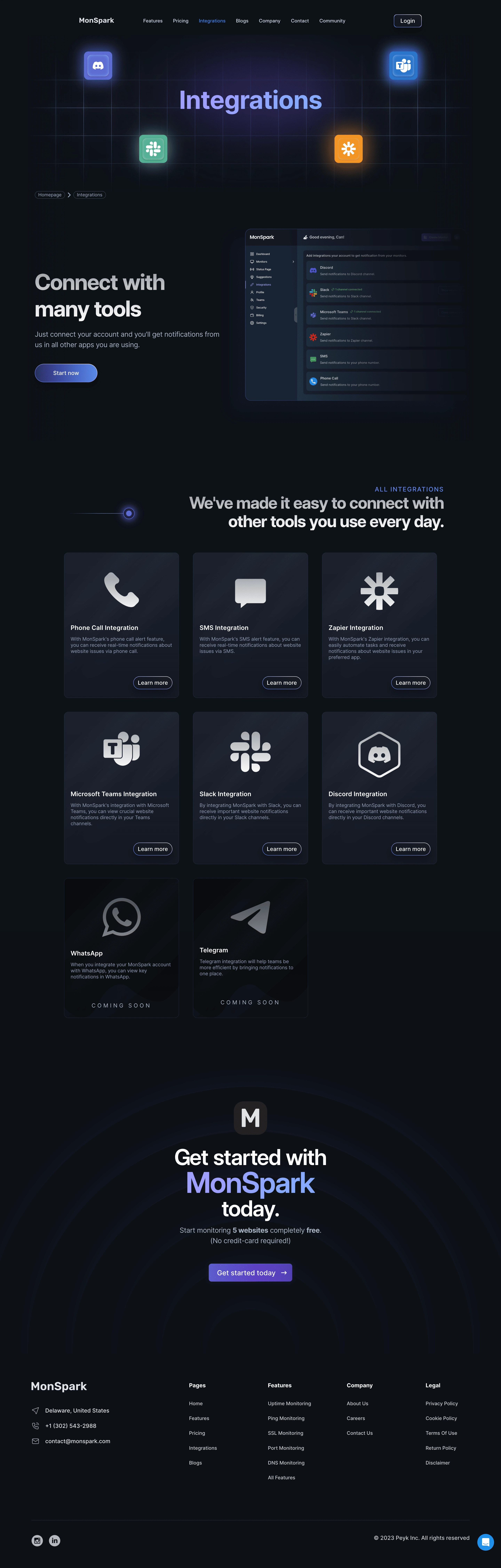 MonSpark Integrations Library