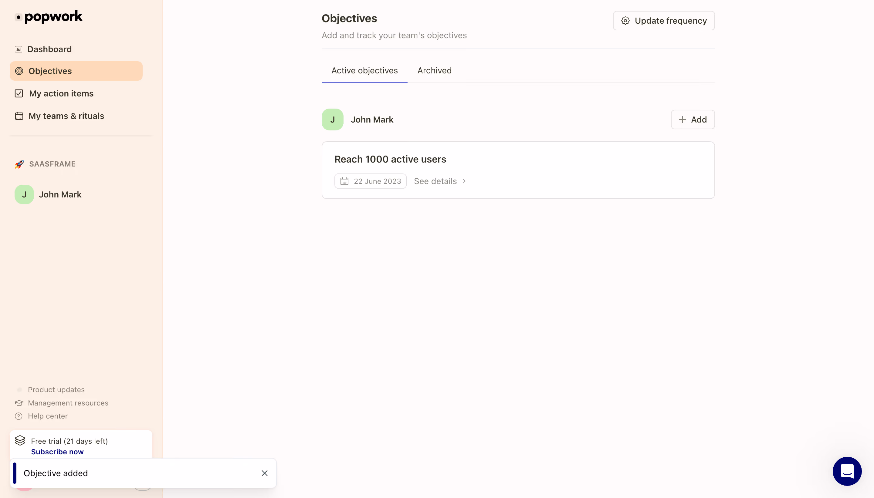 Popwork Add An Objective