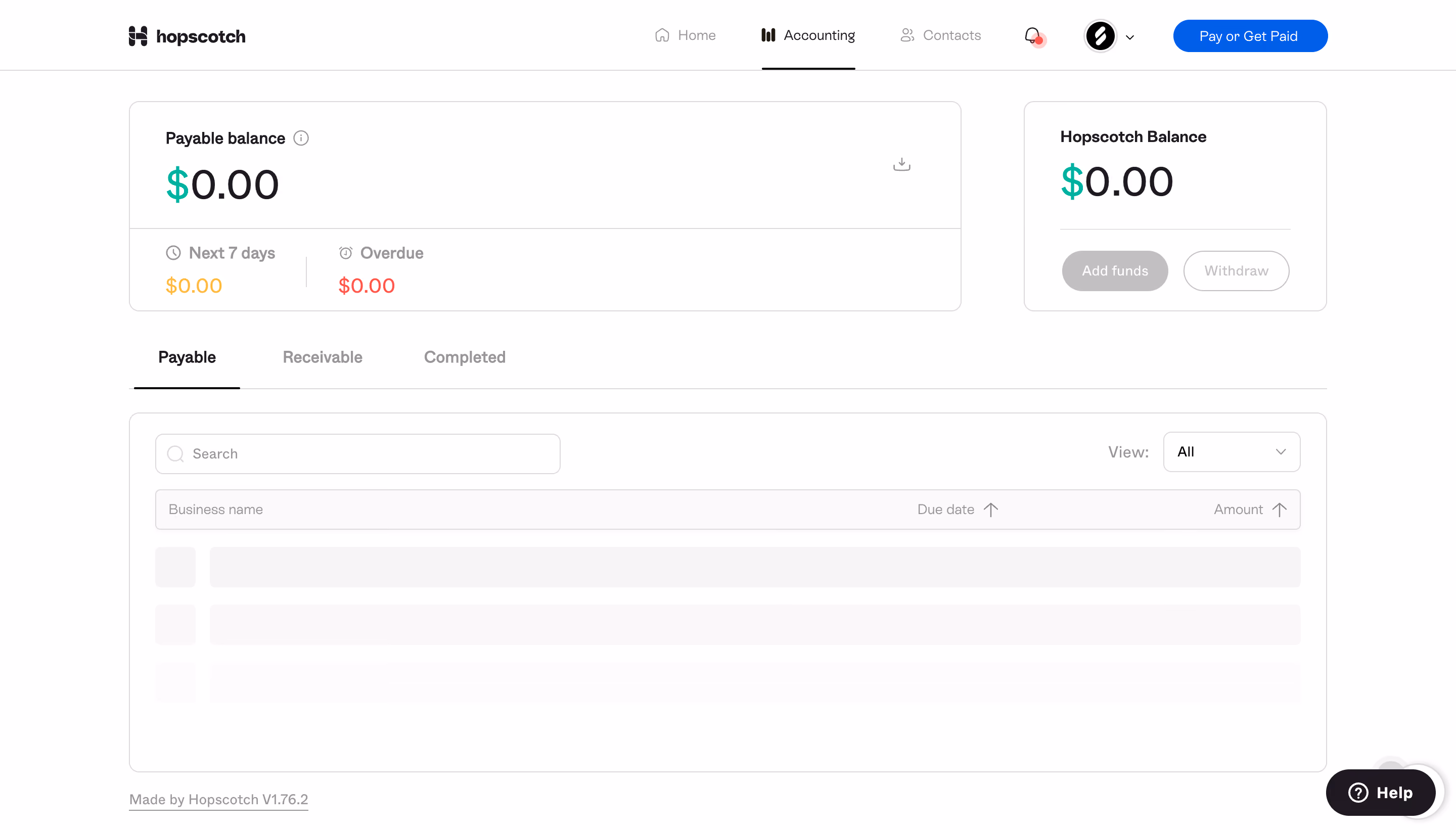 Hopscotch Dashboard