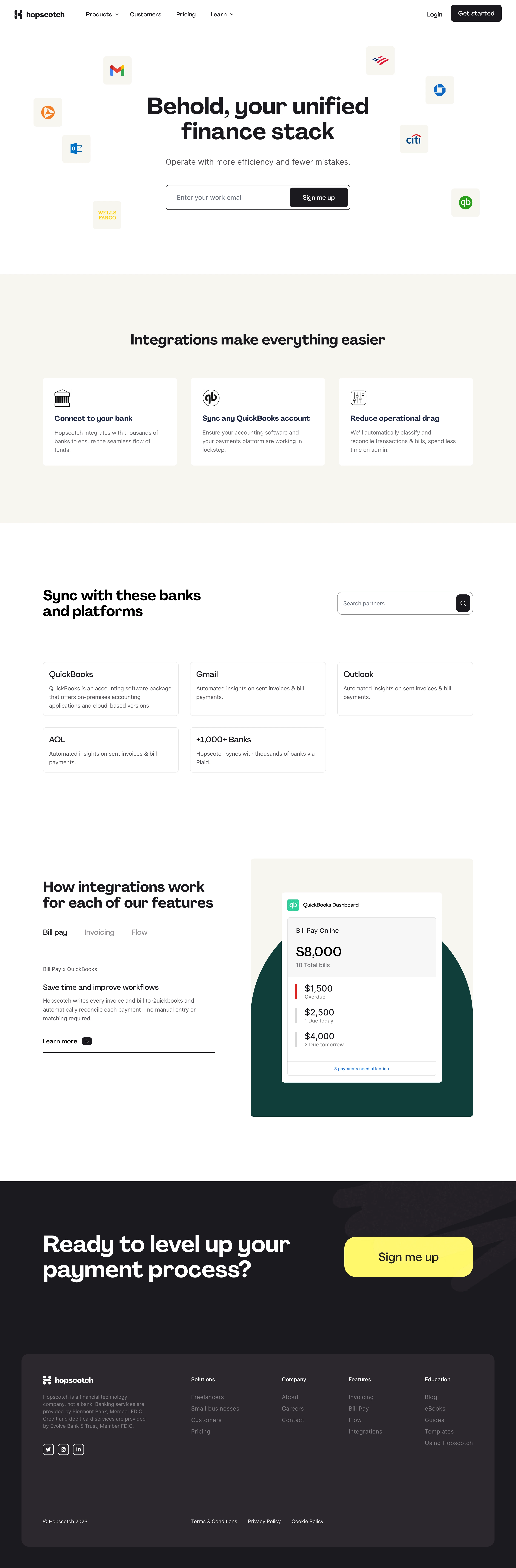 Hopscotch Integrations Library