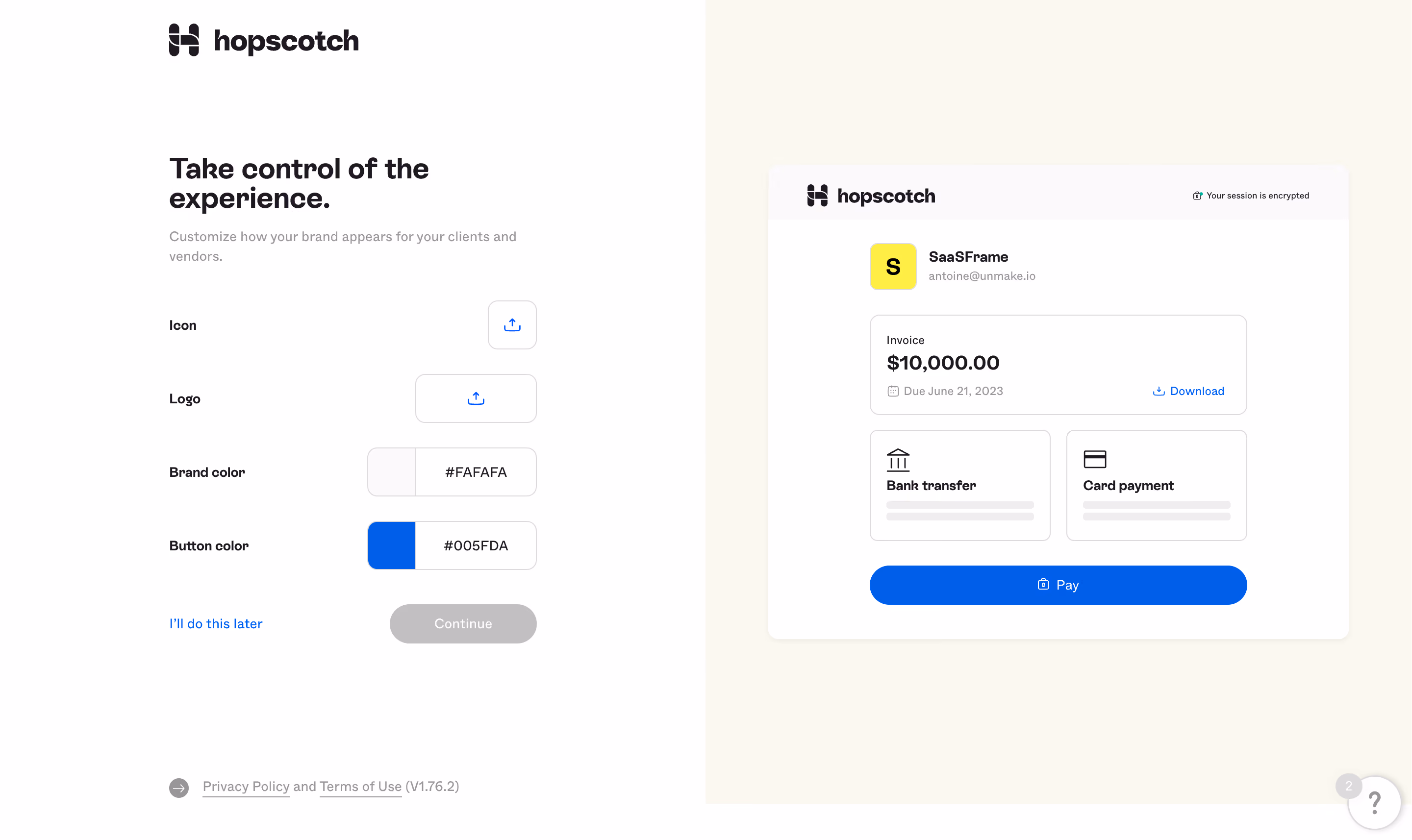 Hopscotch Appearance Customization