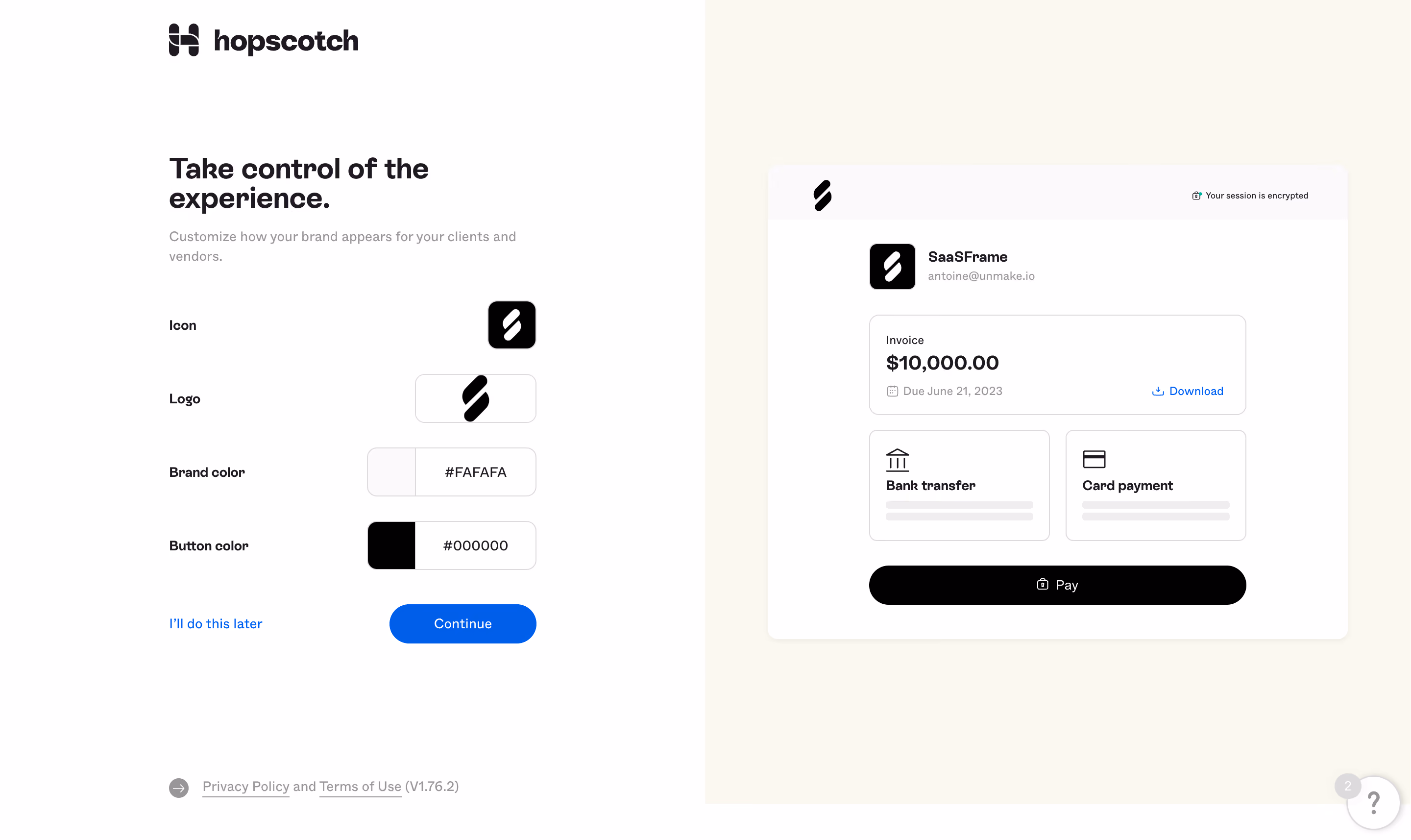 Hopscotch Appearance Customization