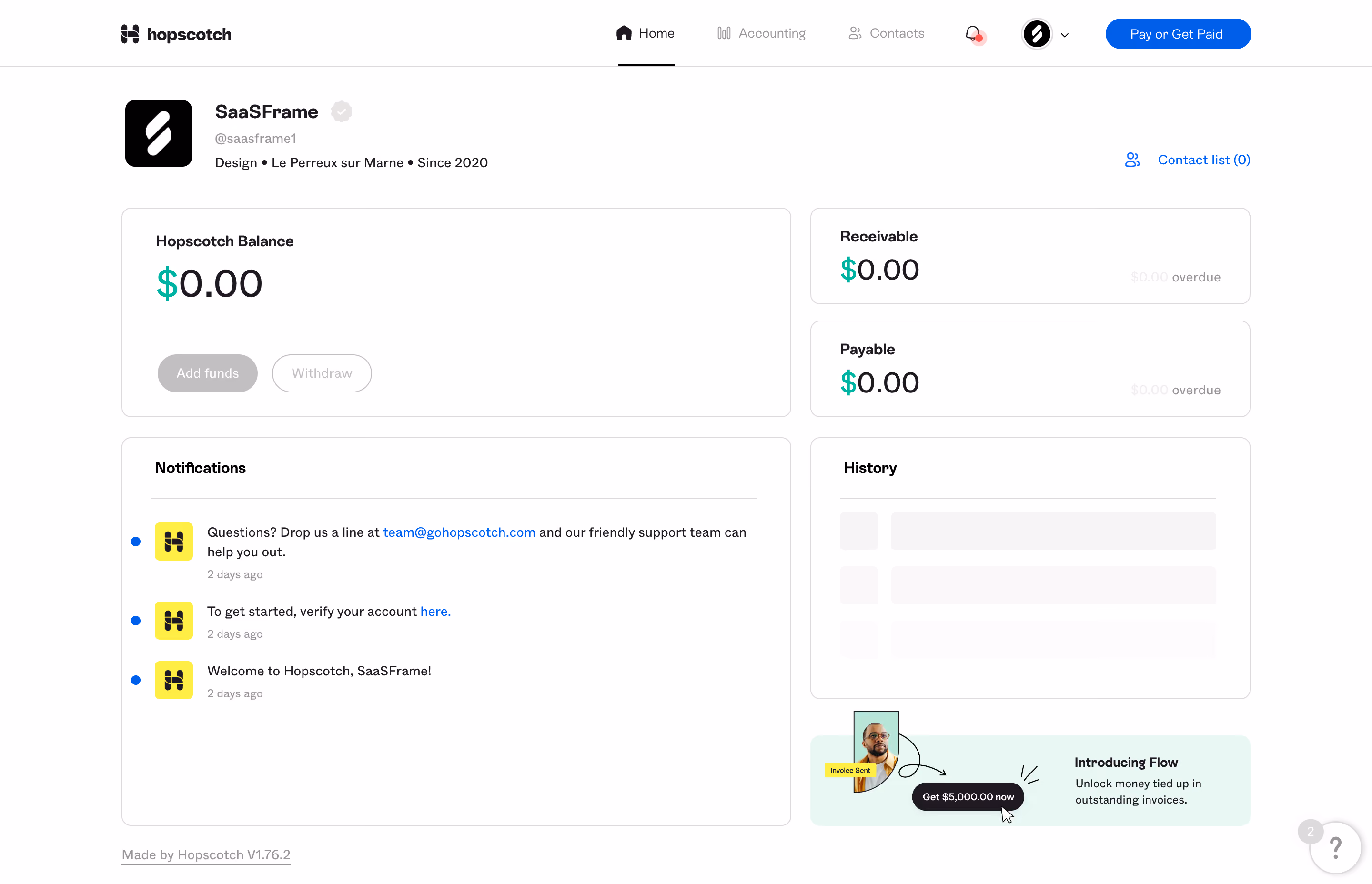 Hopscotch Dashboard