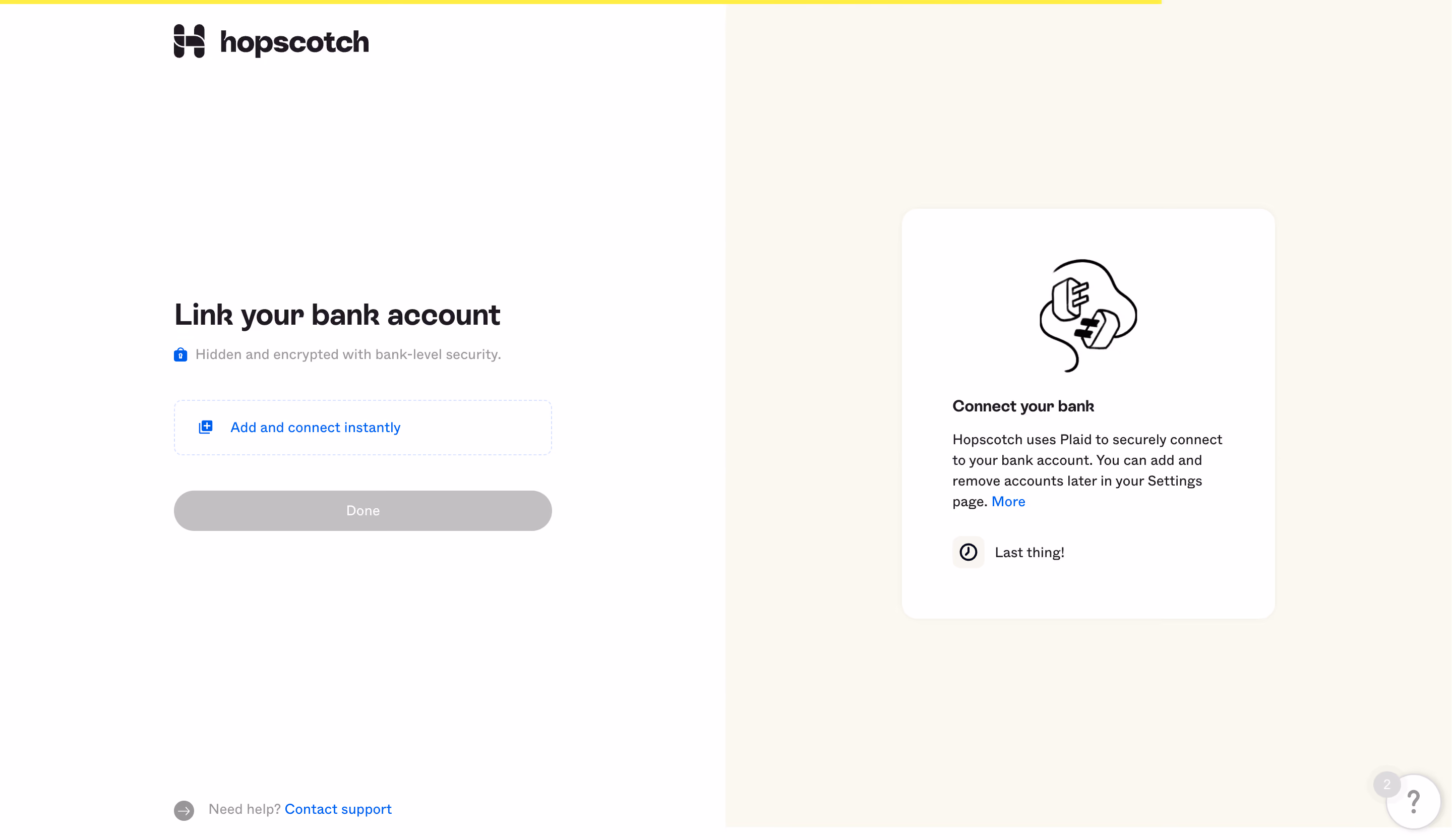 Hopscotch Account Setup