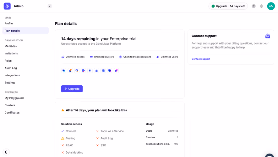 Conduktor Billing