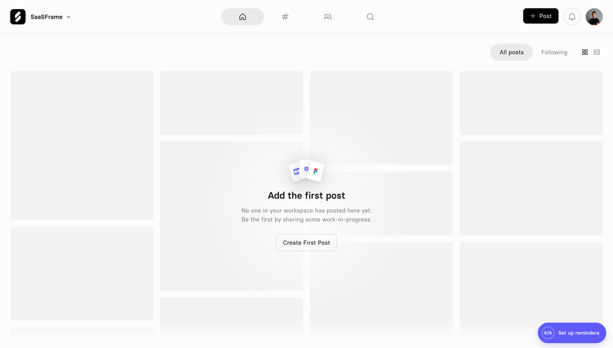 Current Welcome Screen