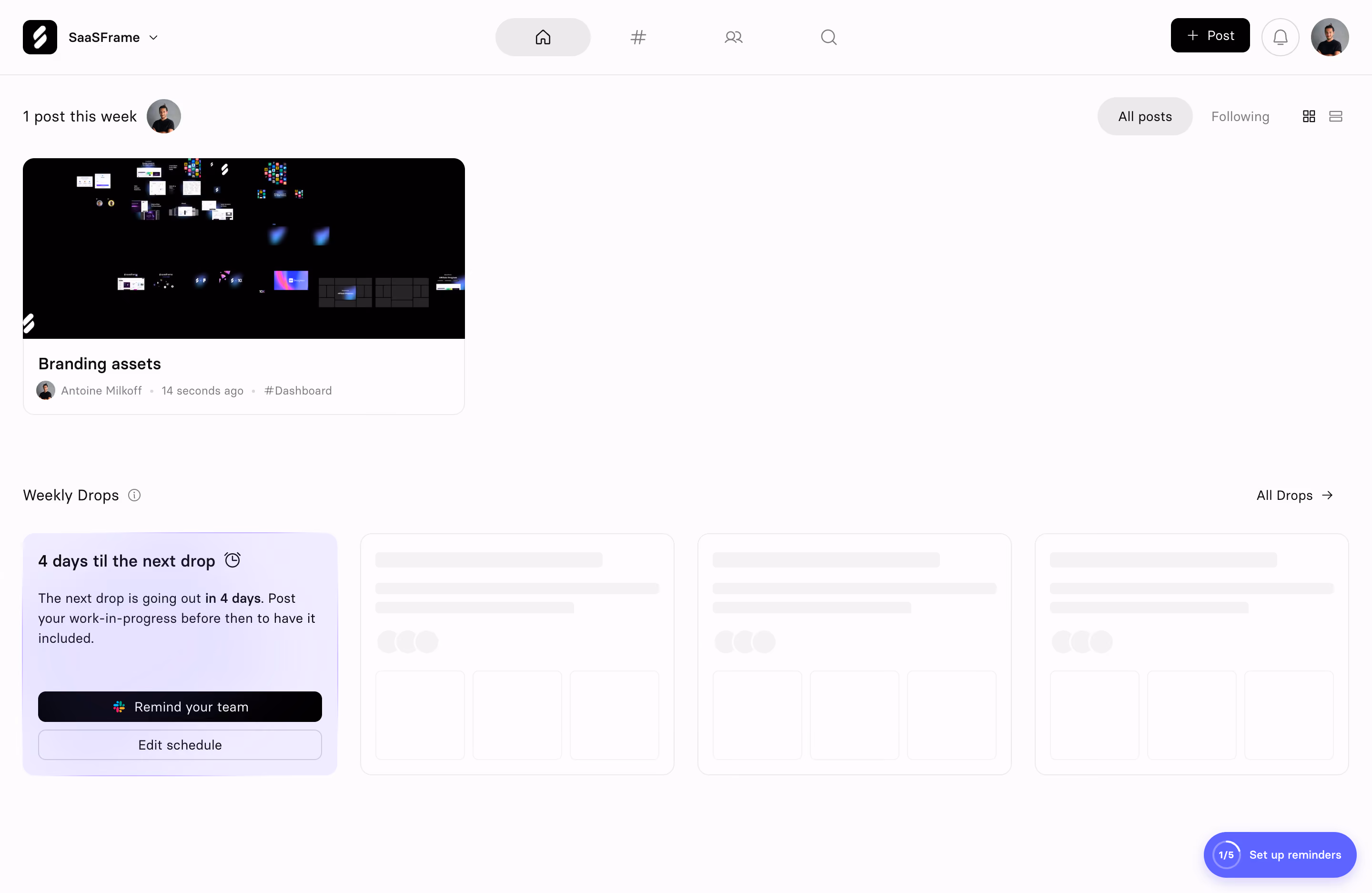 Current Dashboard