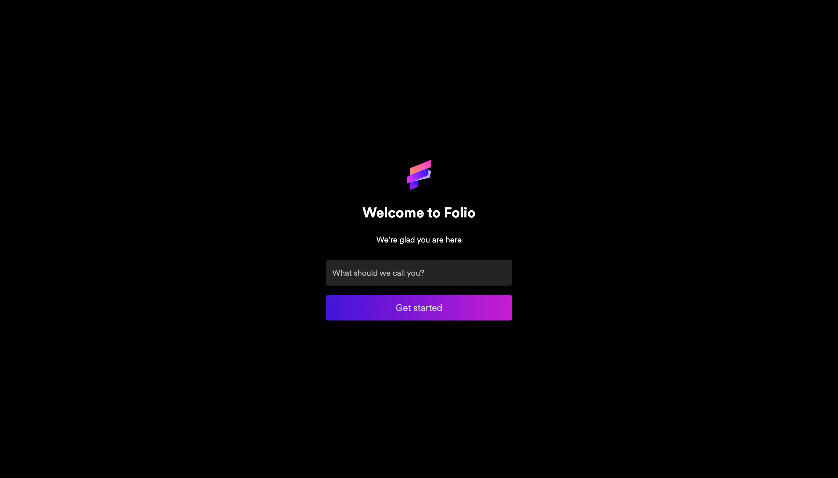 Folio Account Setup