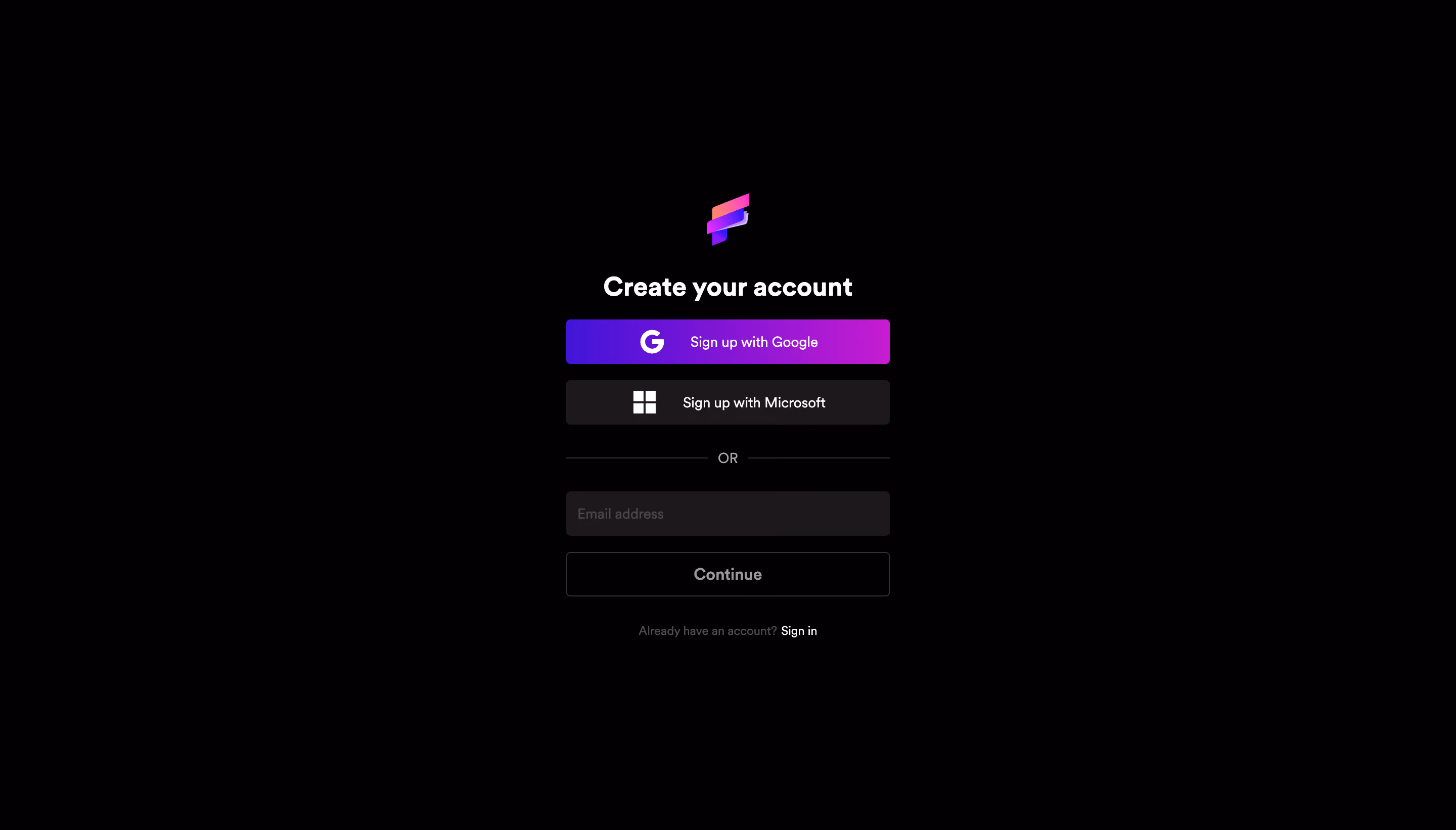Folio Signup