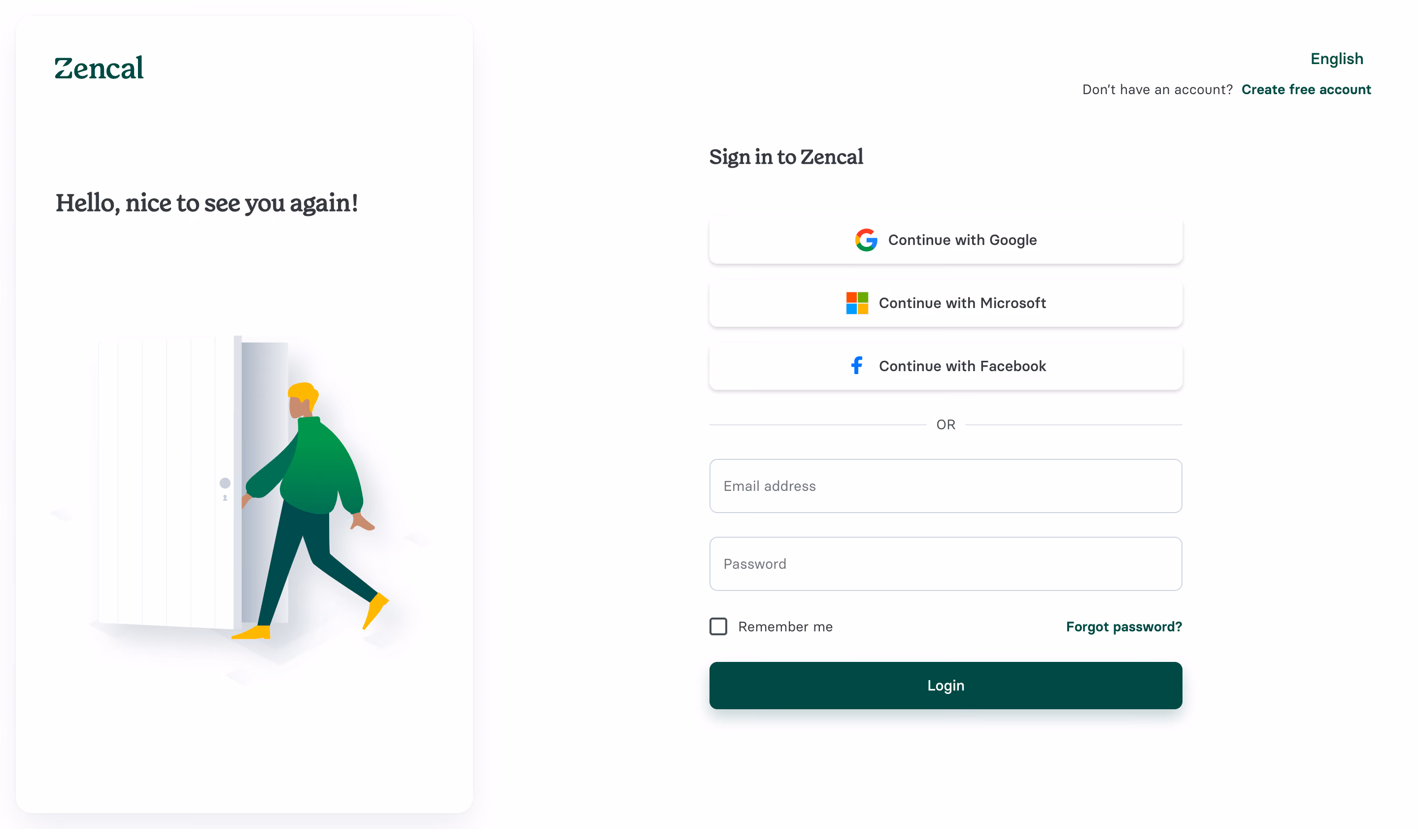 Zencal Signup