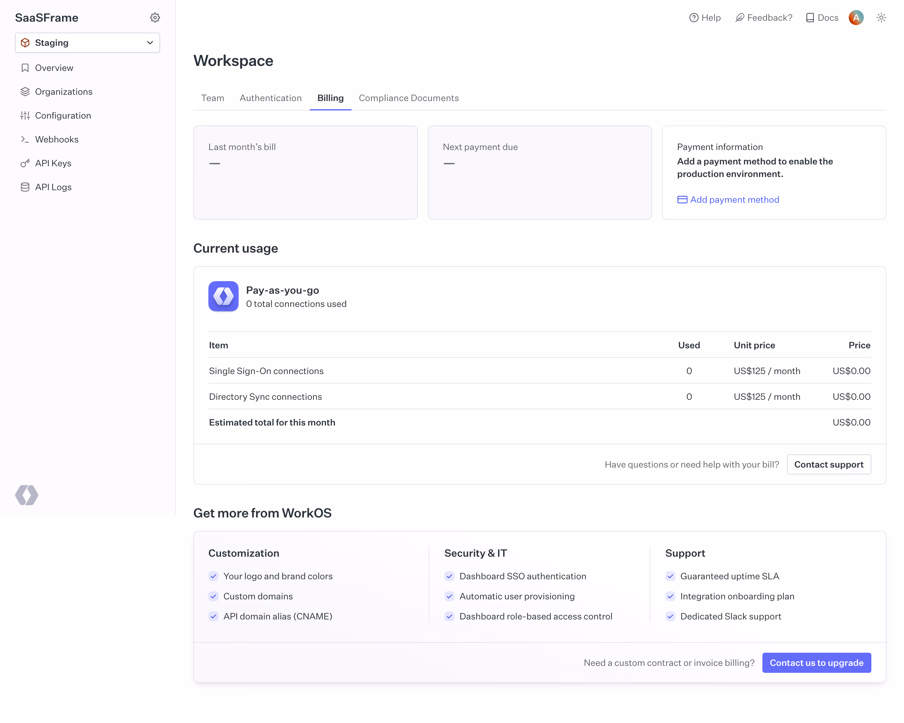 WorkOS Billing