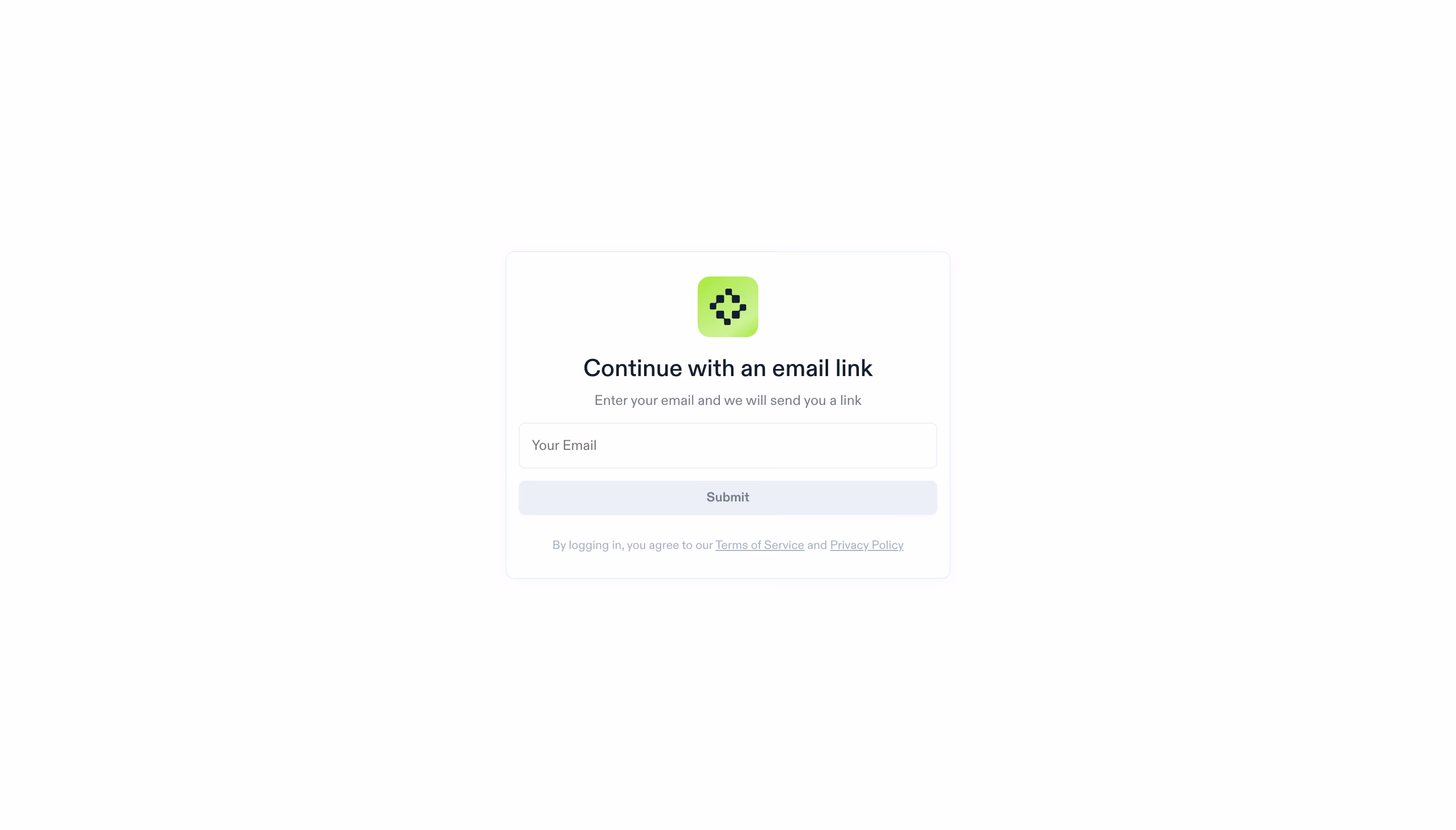 Decipad Magic Link Login