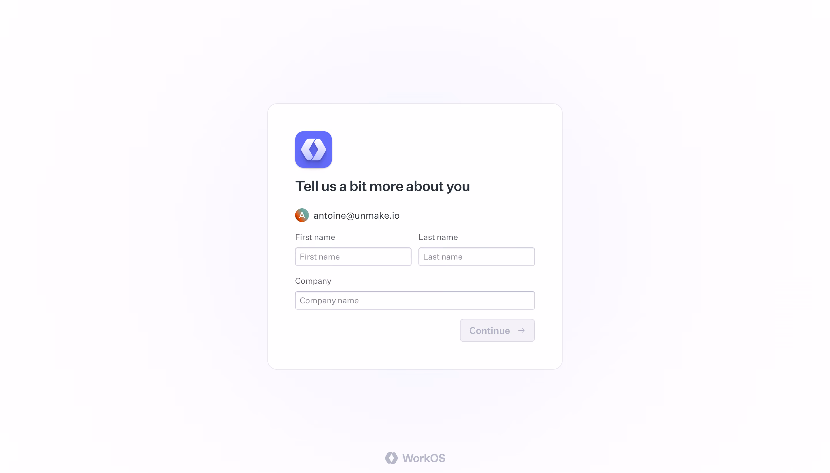 WorkOS Account Setup