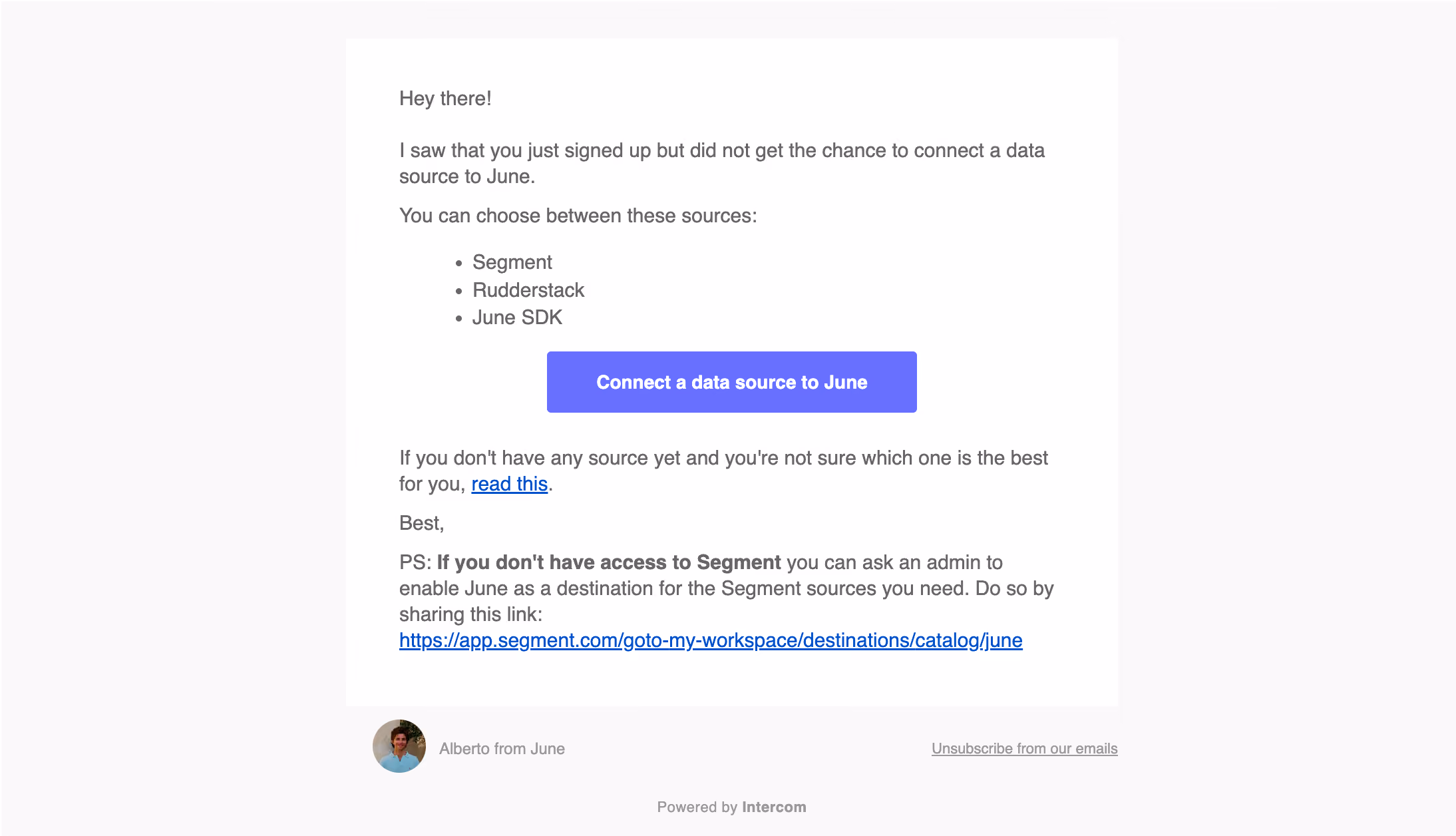 June Activation Emails