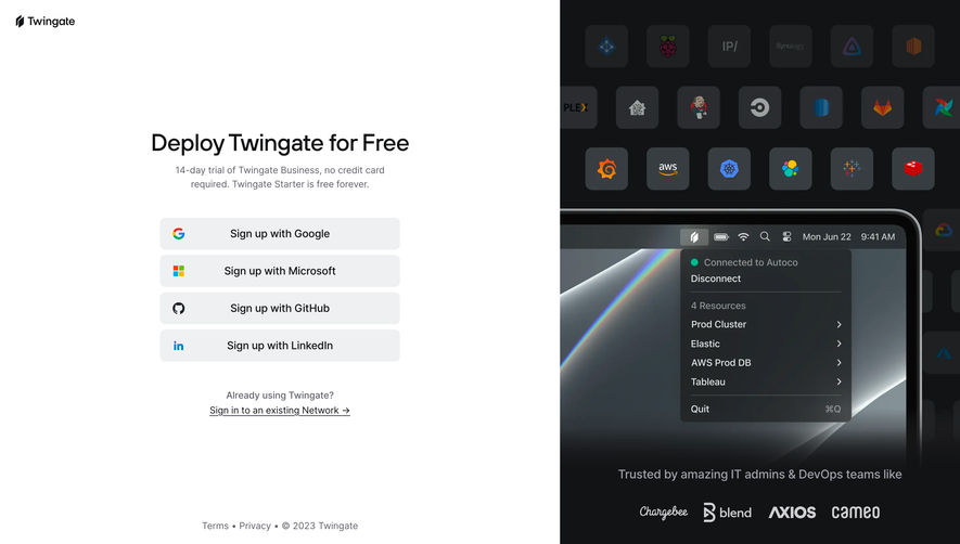 Twingate Signup