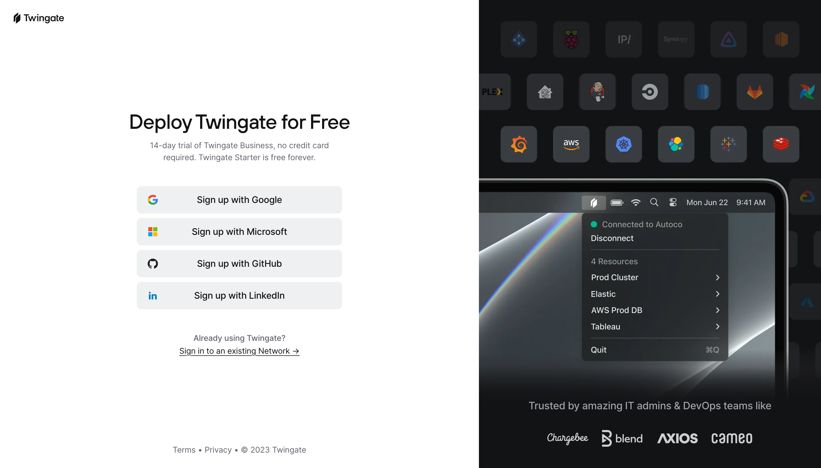 Twingate Signup