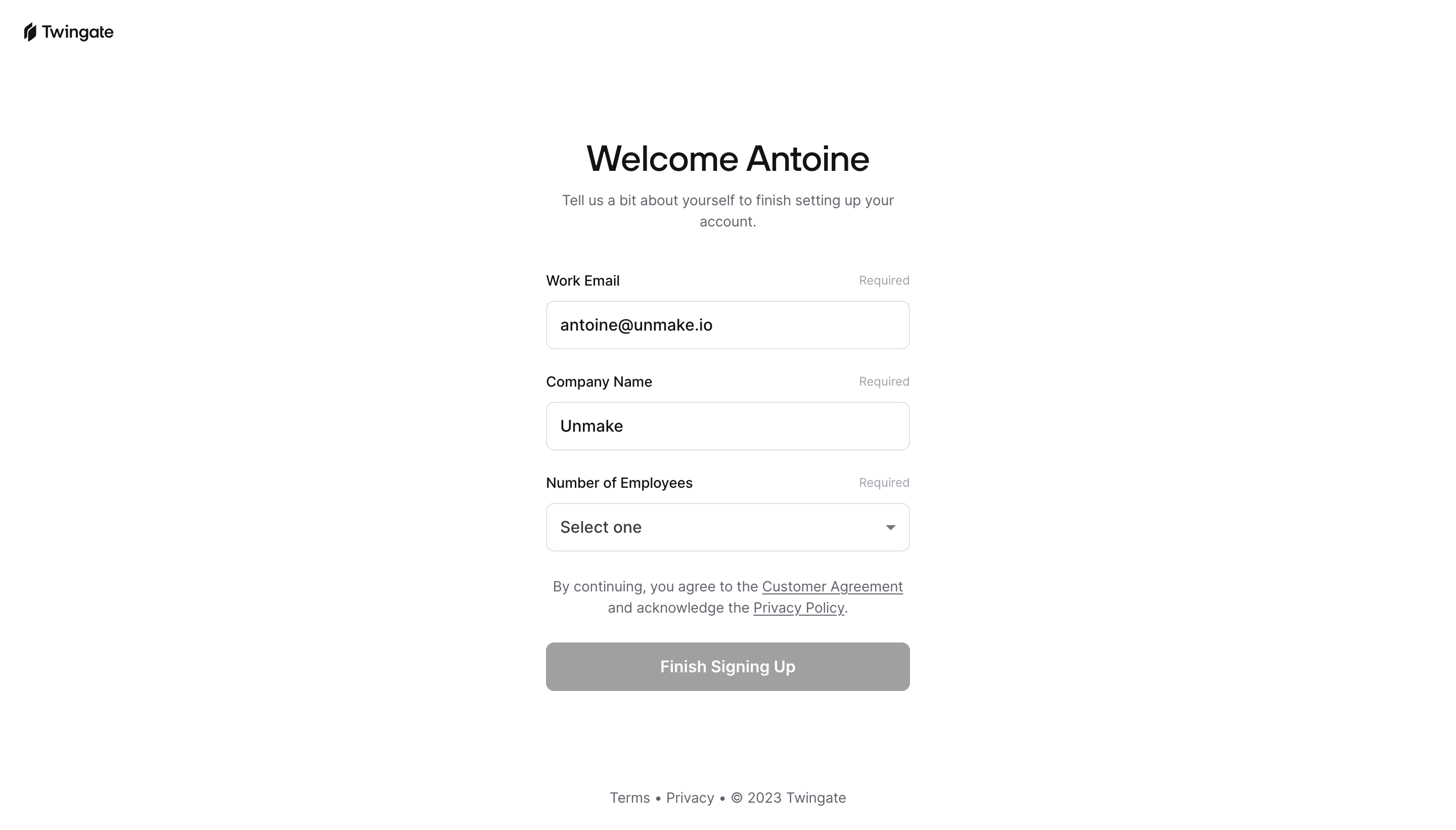 Twingate Account Setup