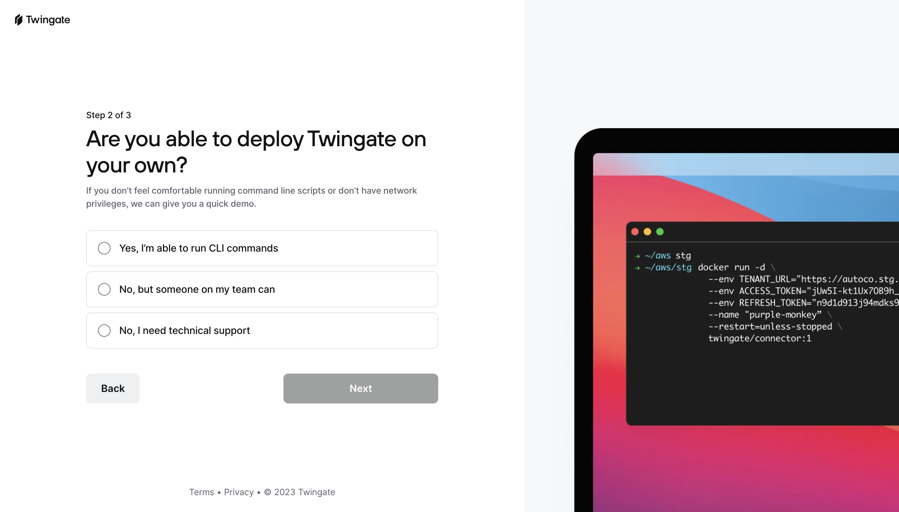 Twingate Account Setup