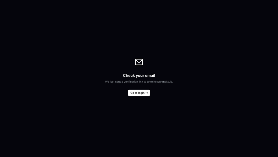 Resend Verification