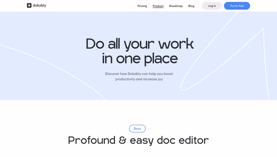Dokably Features Page
