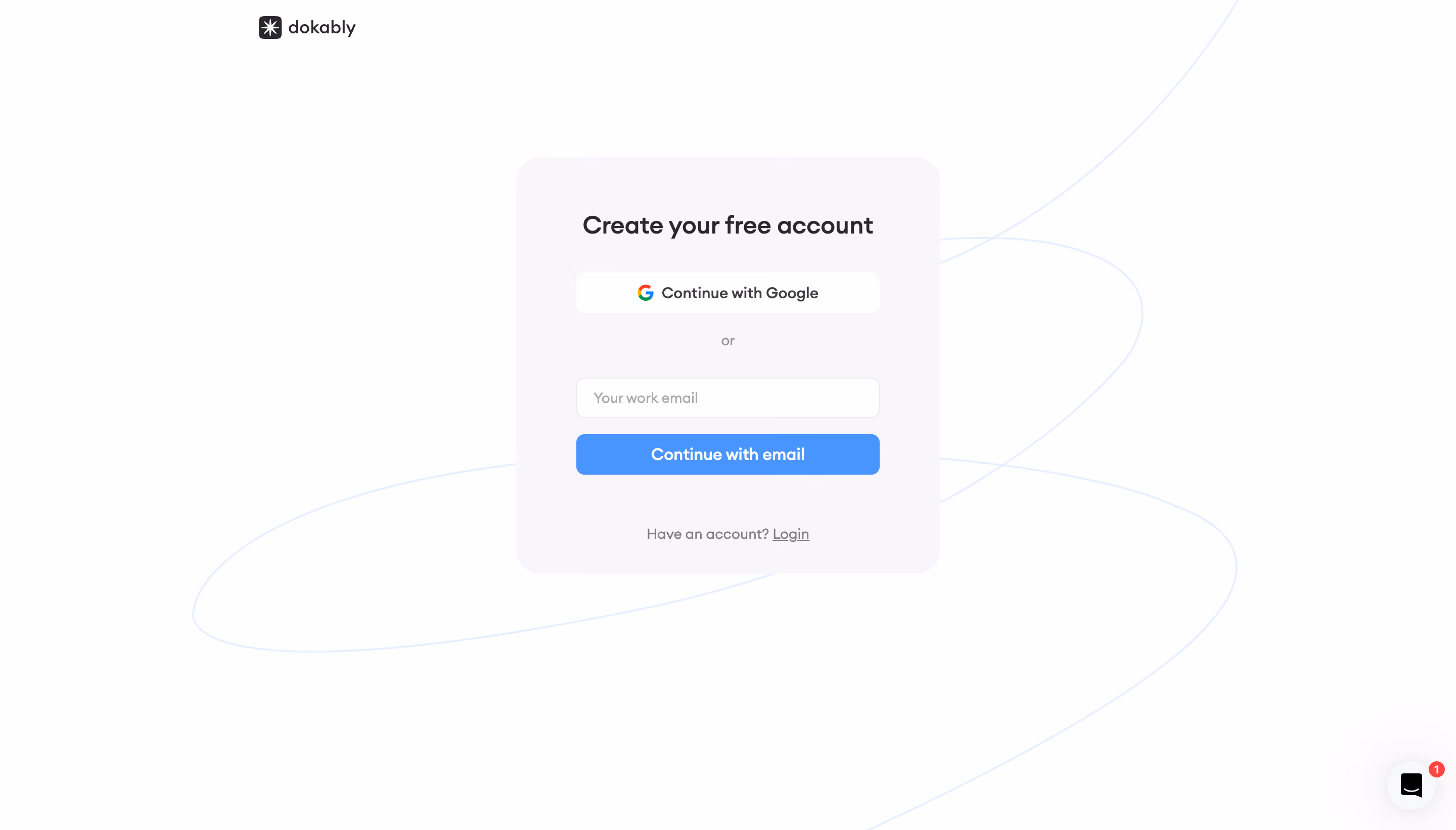 Dokably Signup