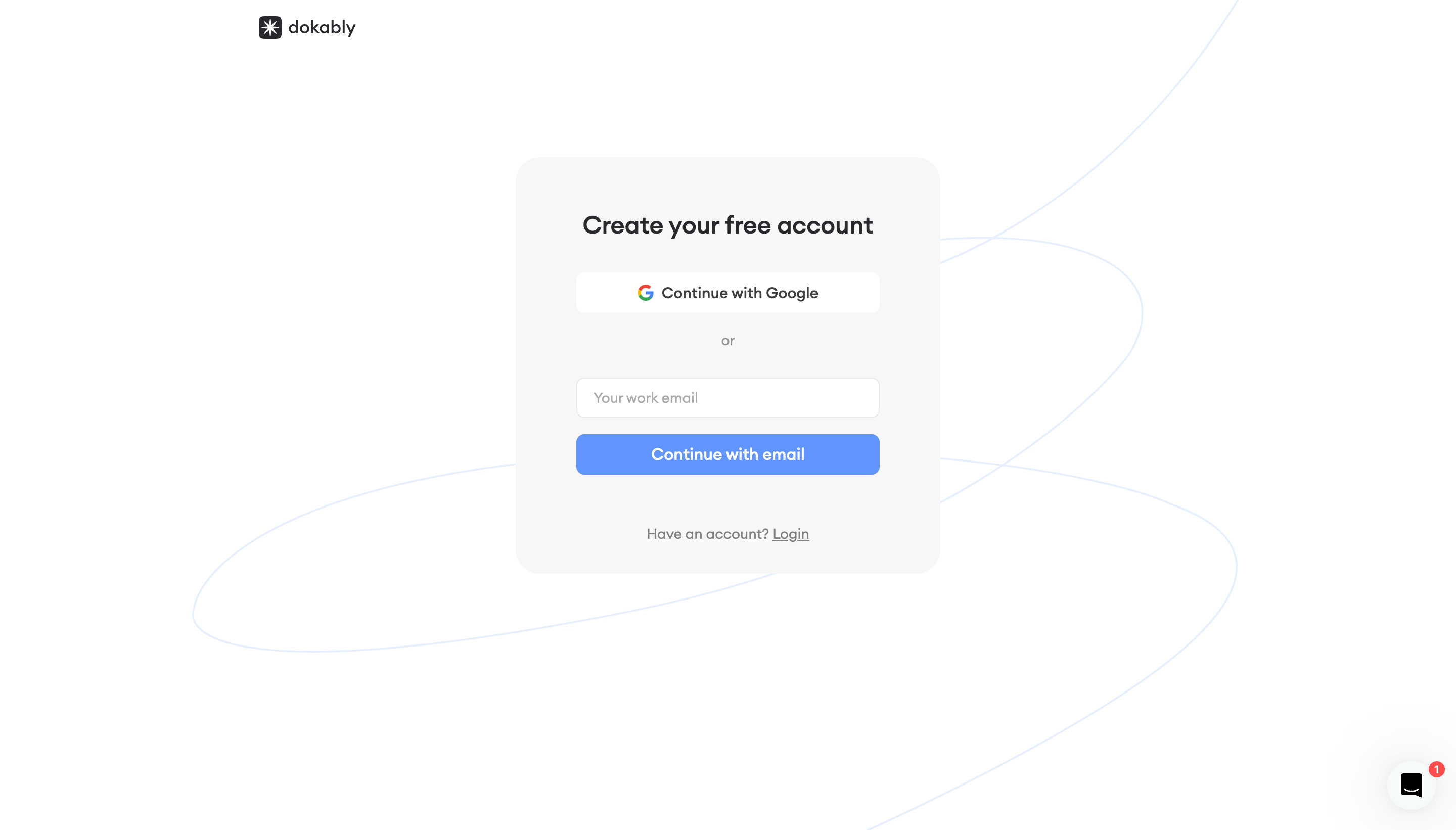 Dokably Signup