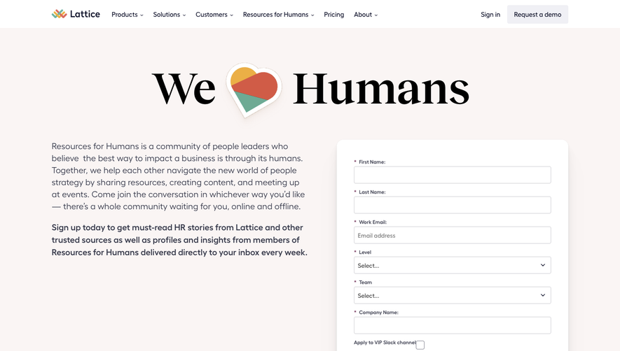 Lattice Newsletter Page