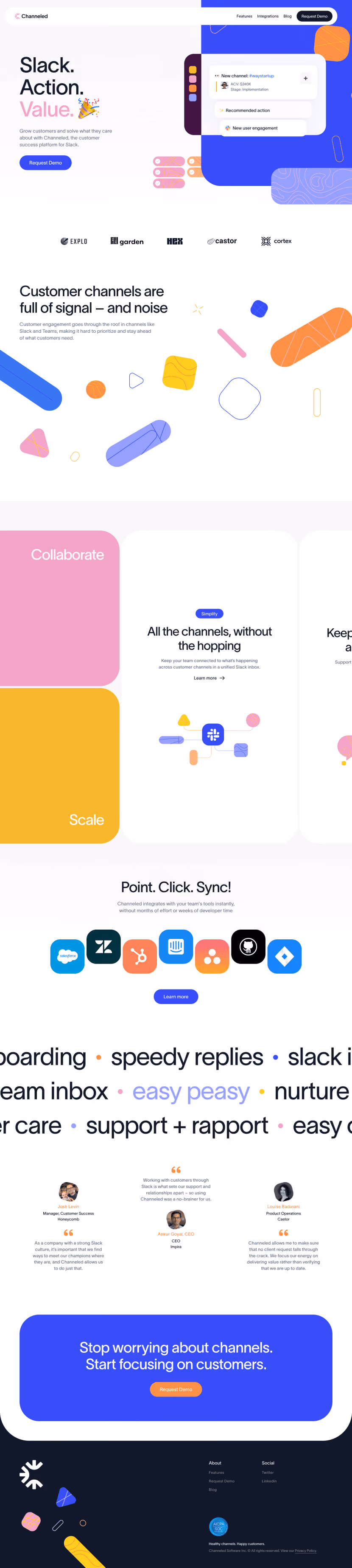 Channeled Landing Page