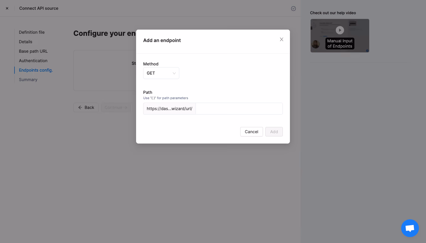 Blobr Add API Source