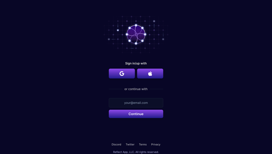 Reflect Signup
