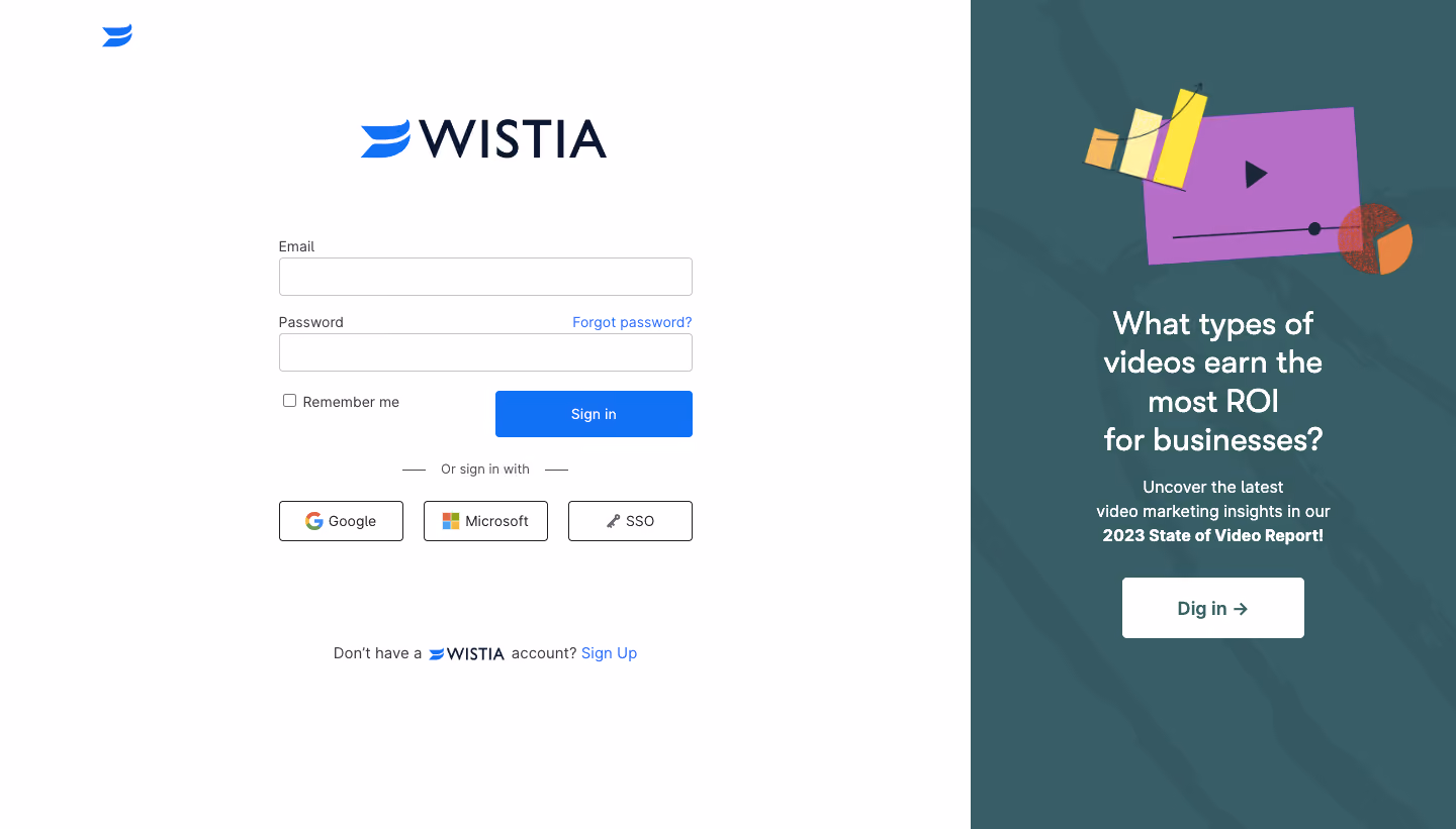 Wistia Login