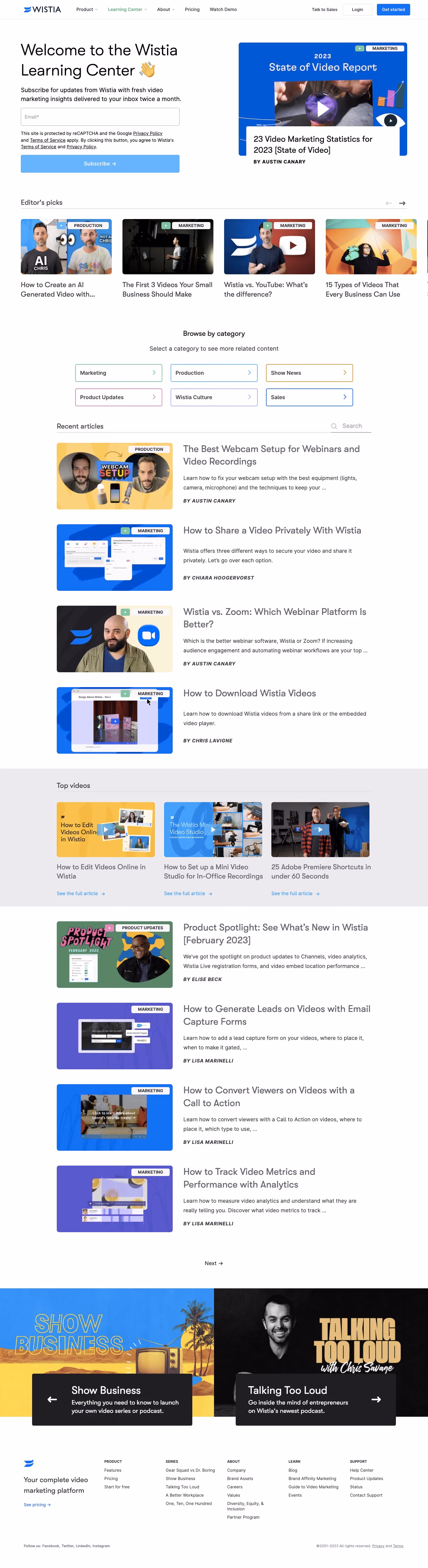 Wistia Blog Feed