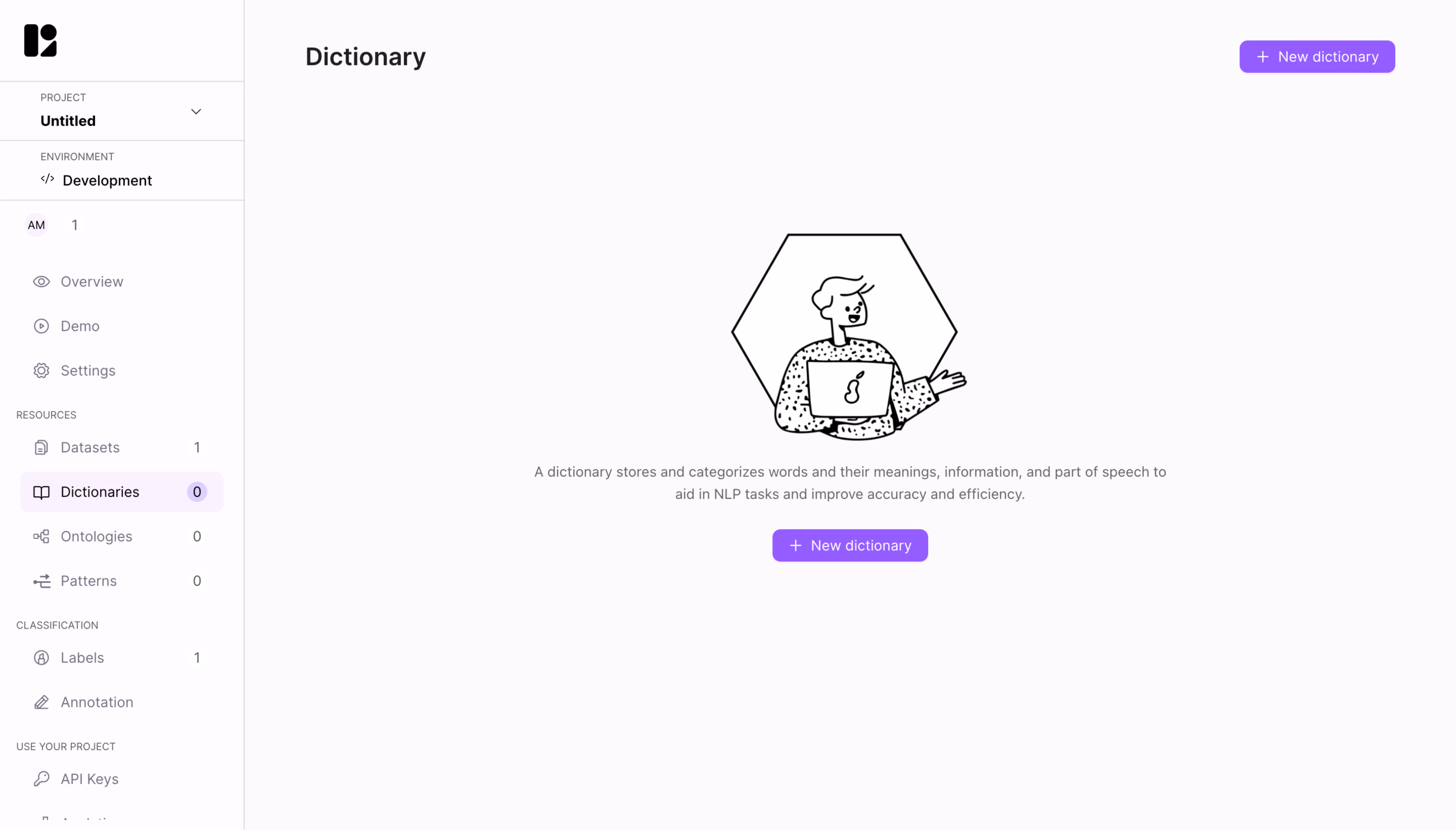 Lettria Create A Dictionary
