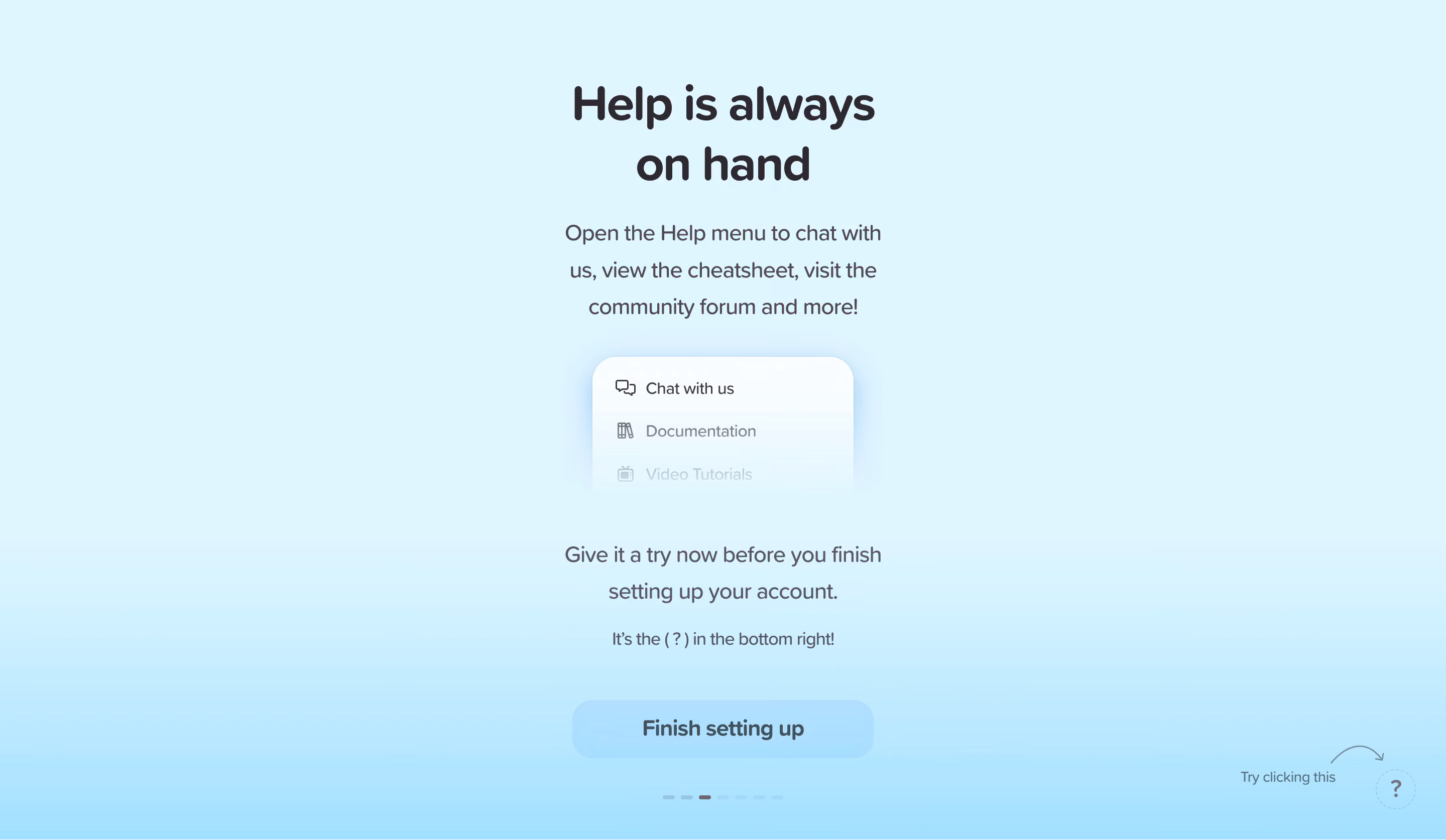 Supernotes User Onboarding