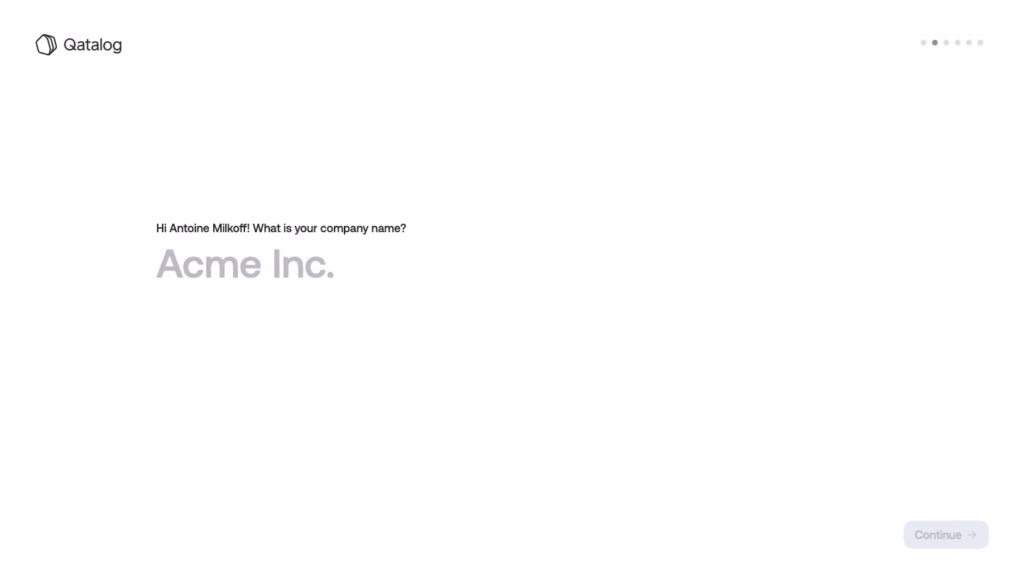 Qatalog Name Your Company