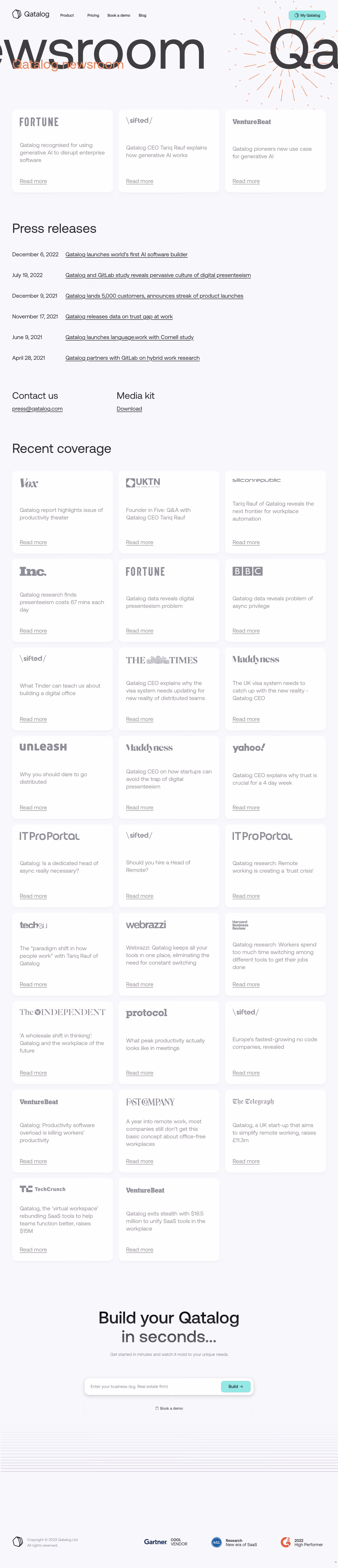 Qatalog Press Page