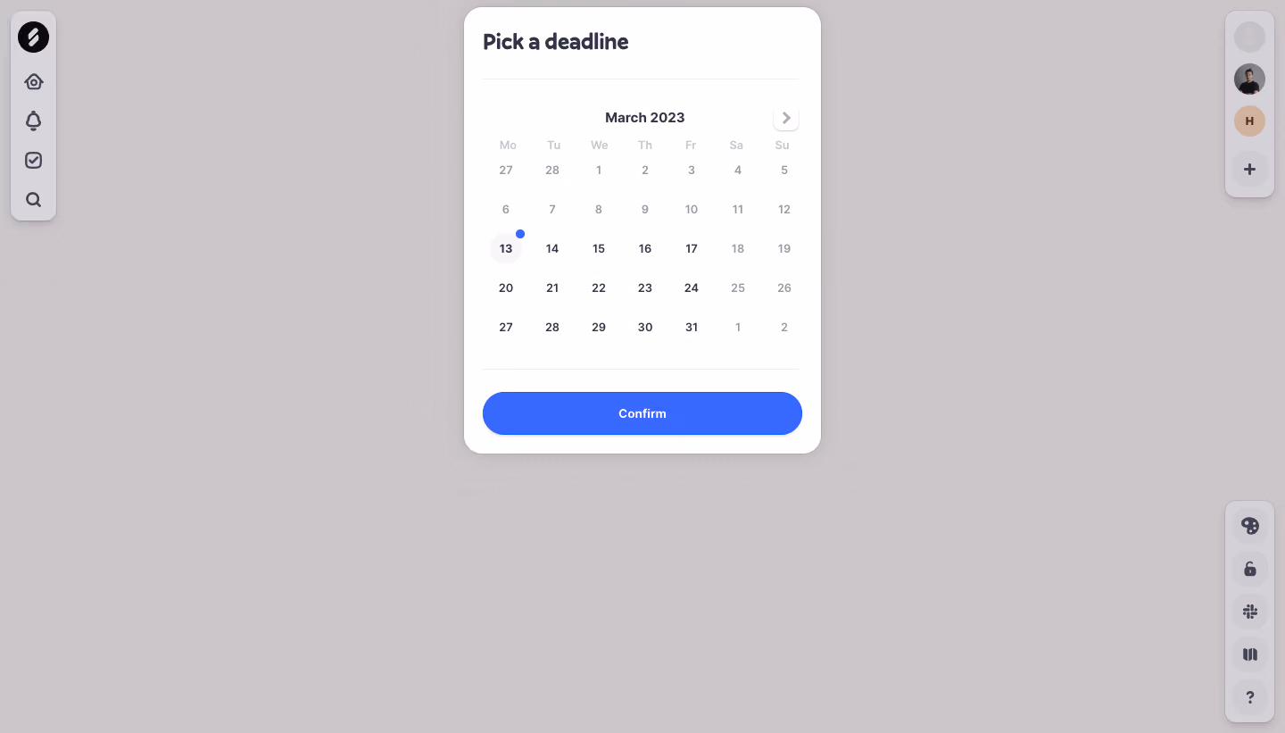 Logbook Pick A Deadline