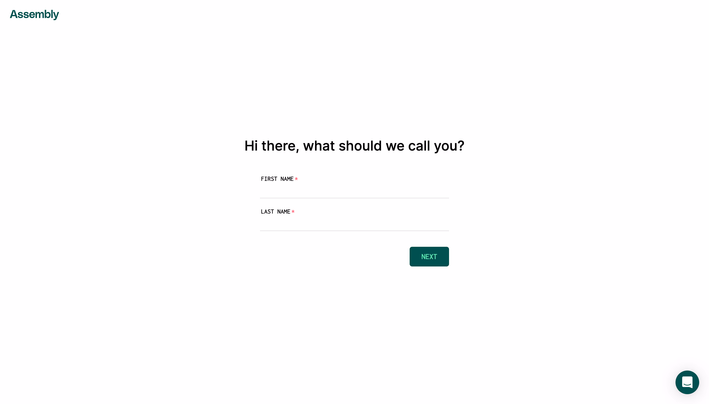Assembly Account Setup