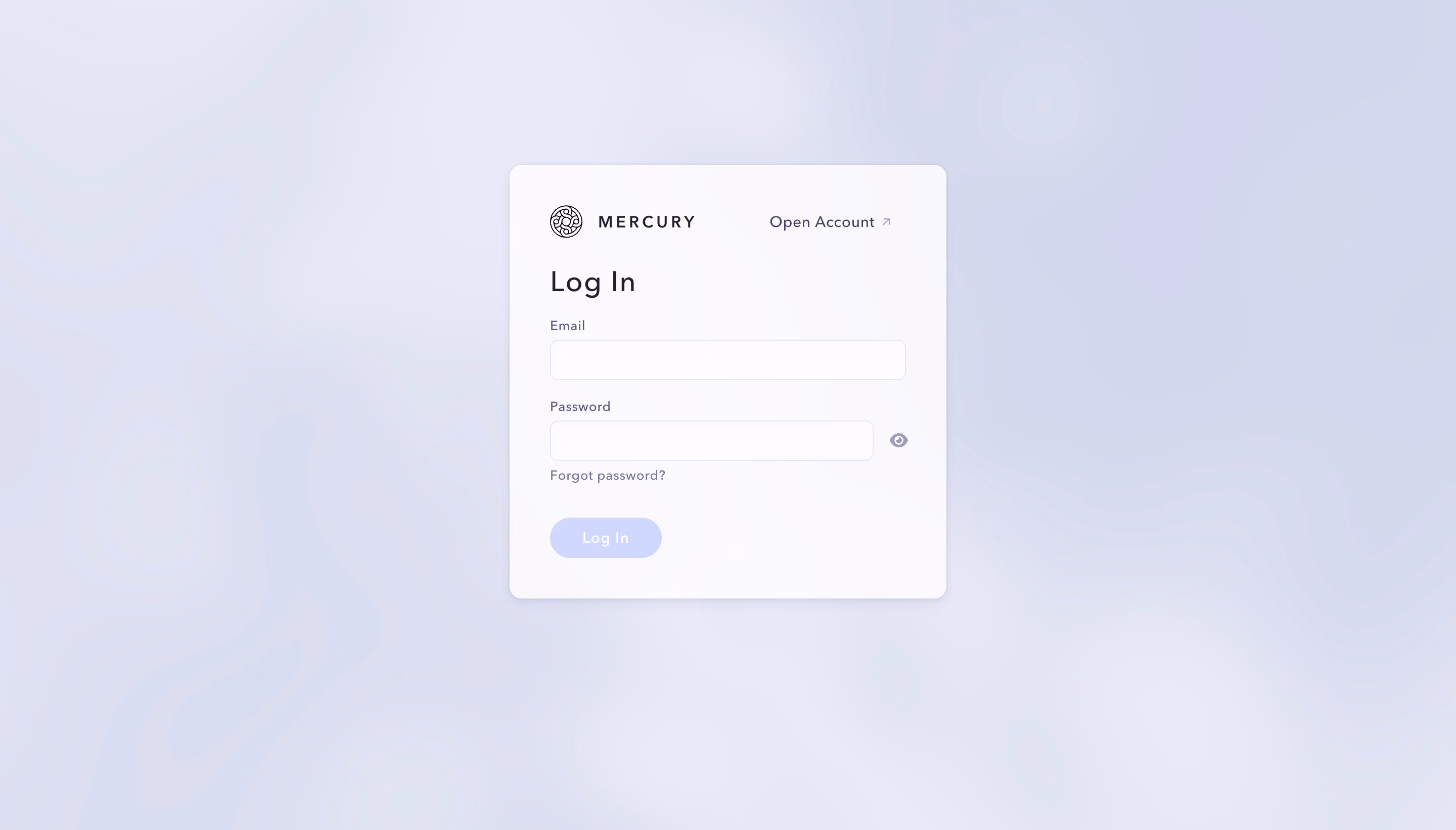 Mercury Login