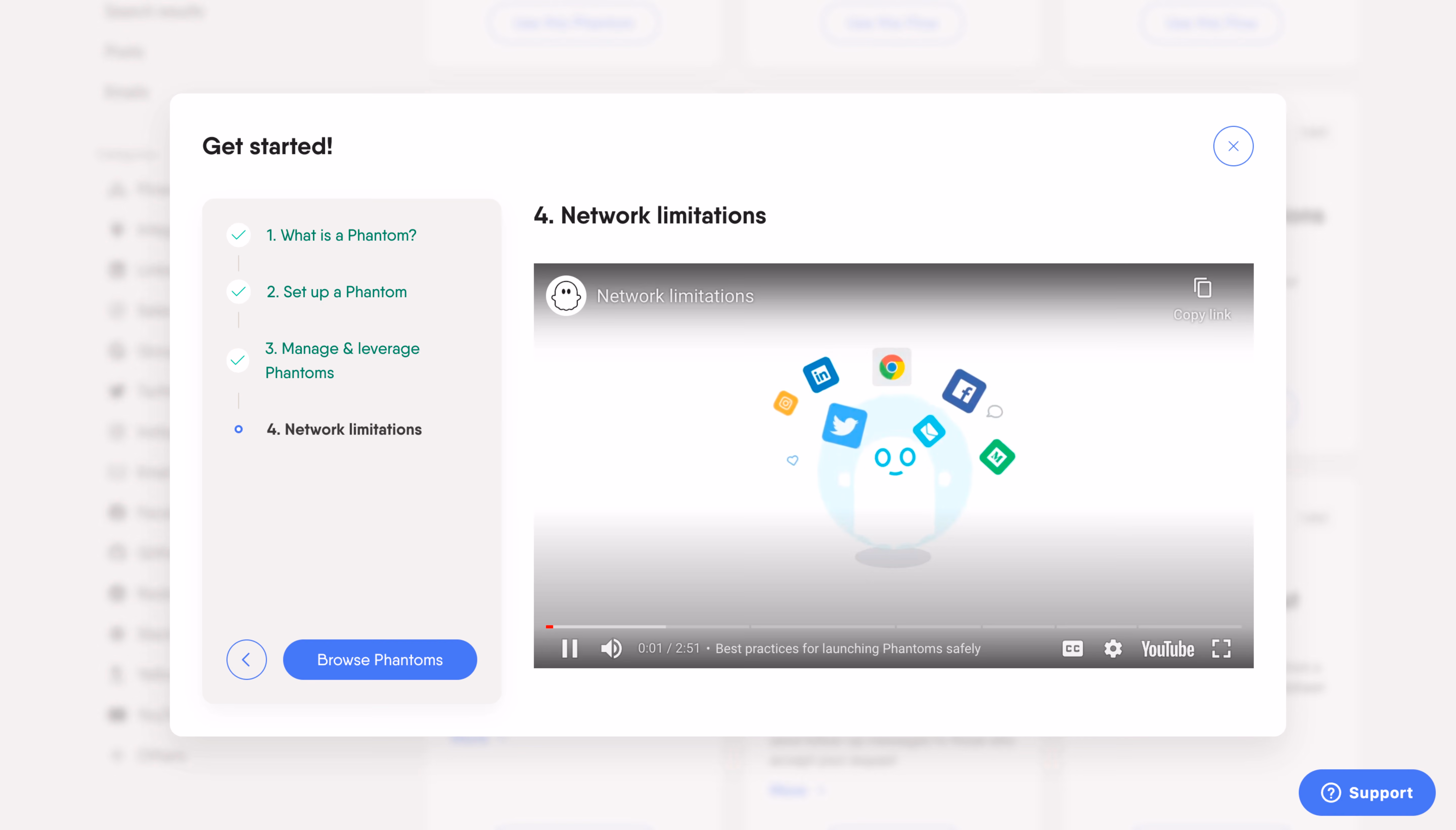 Phantombuster User Onboarding